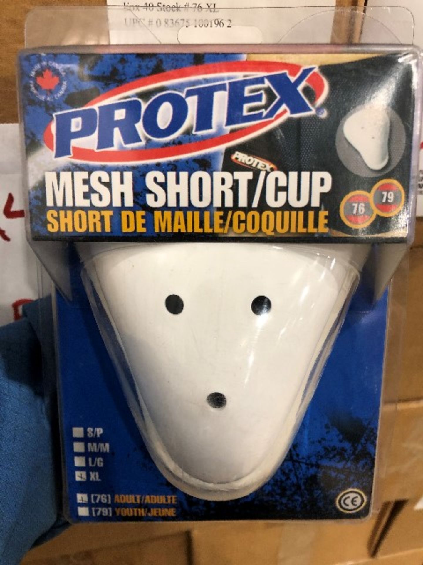 Protex mesh short/cup protector, size: male X-Large Adult, 40pcs, 10 boxes (4 per box)
