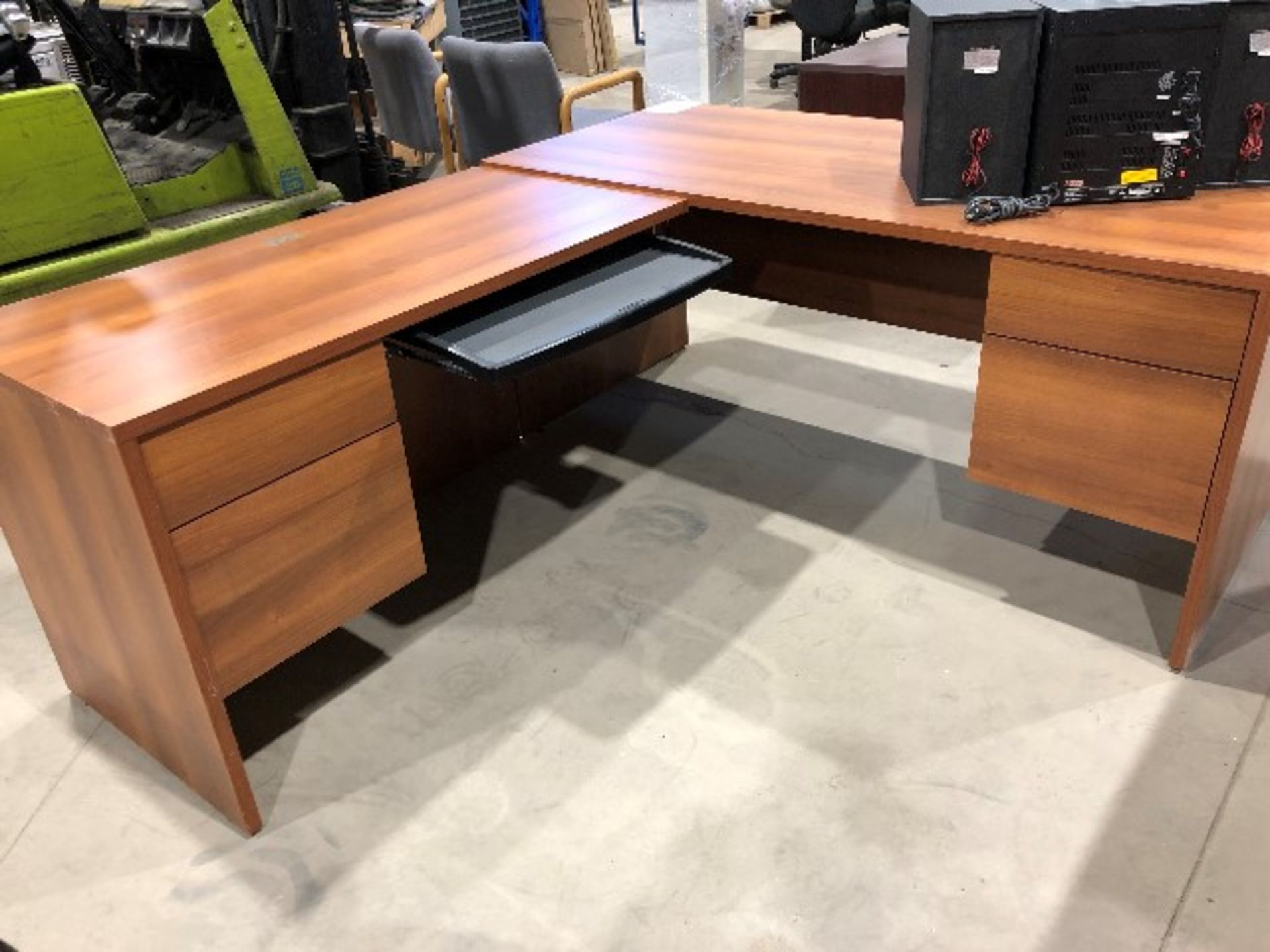 “L” shaped office desk, approx. 66”x78” - Image 3 of 3