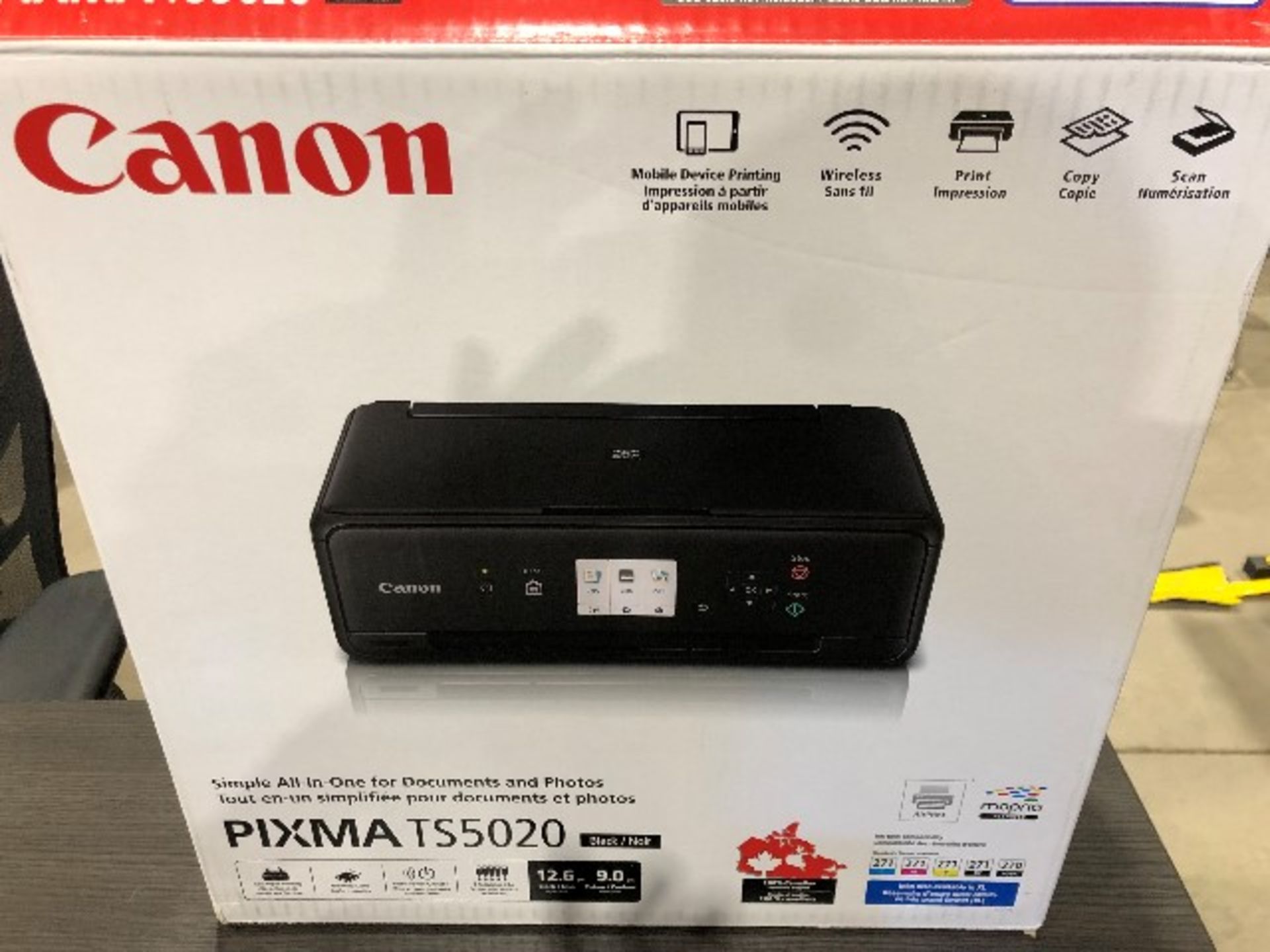 Canon Pixma TS5020 wireless printer, scanner, copier - Image 6 of 6