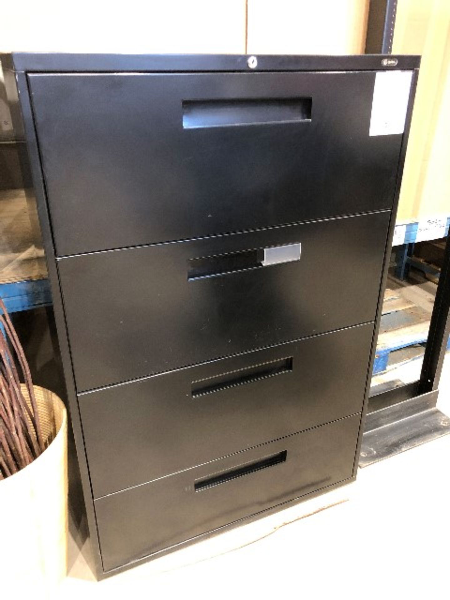 4-Drawer horizontal filing cabinet