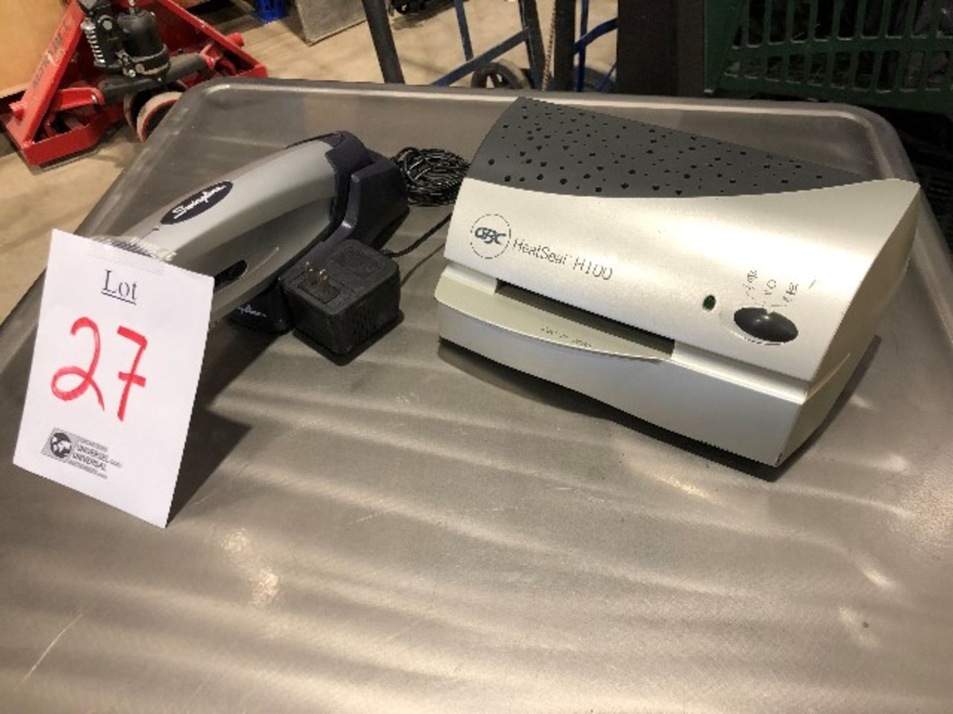 Electric stapler & heat seal unit, 2pcs (Lot)