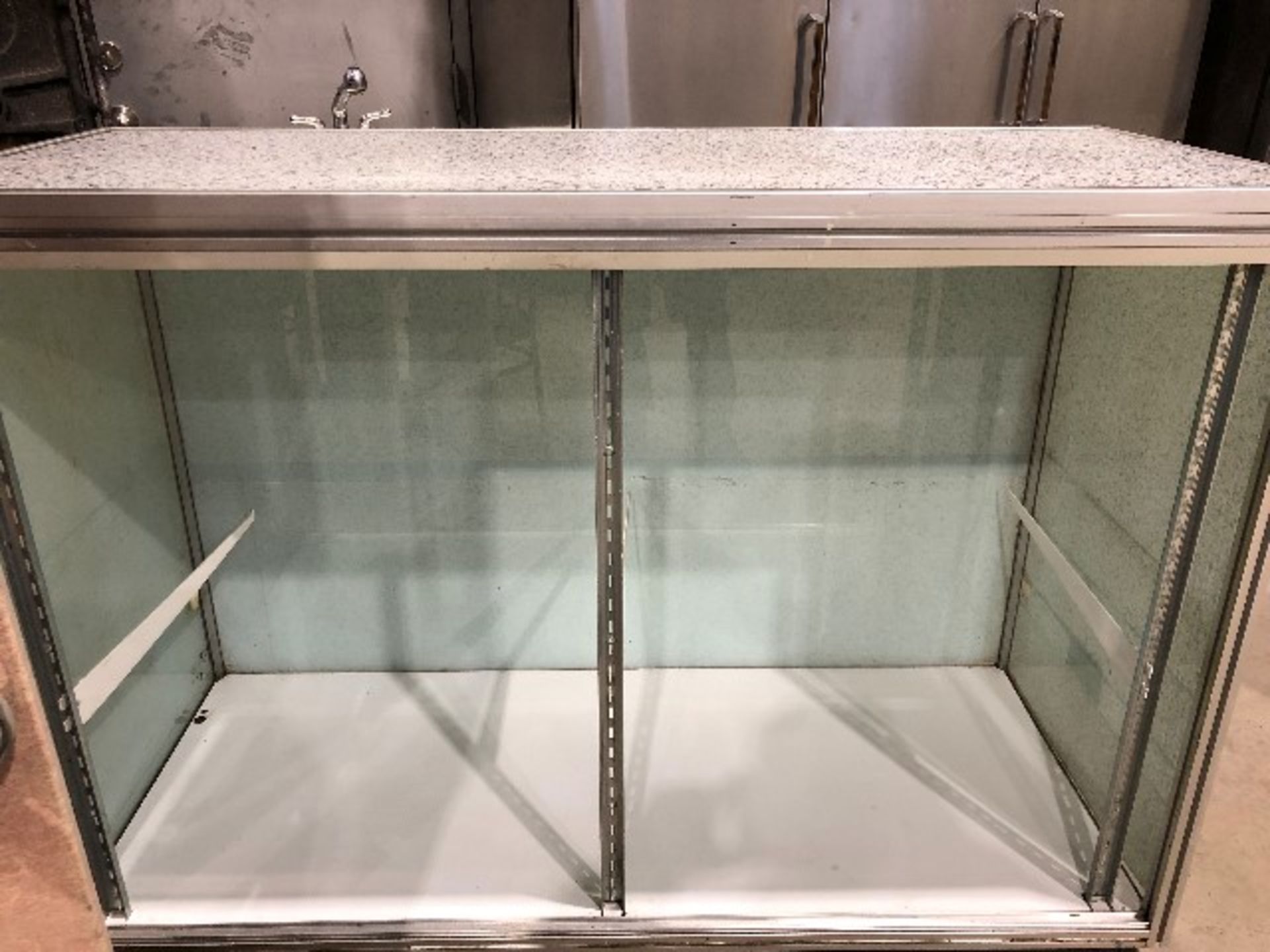 Glass counter, approx. 48”x20”x38” - Image 2 of 2