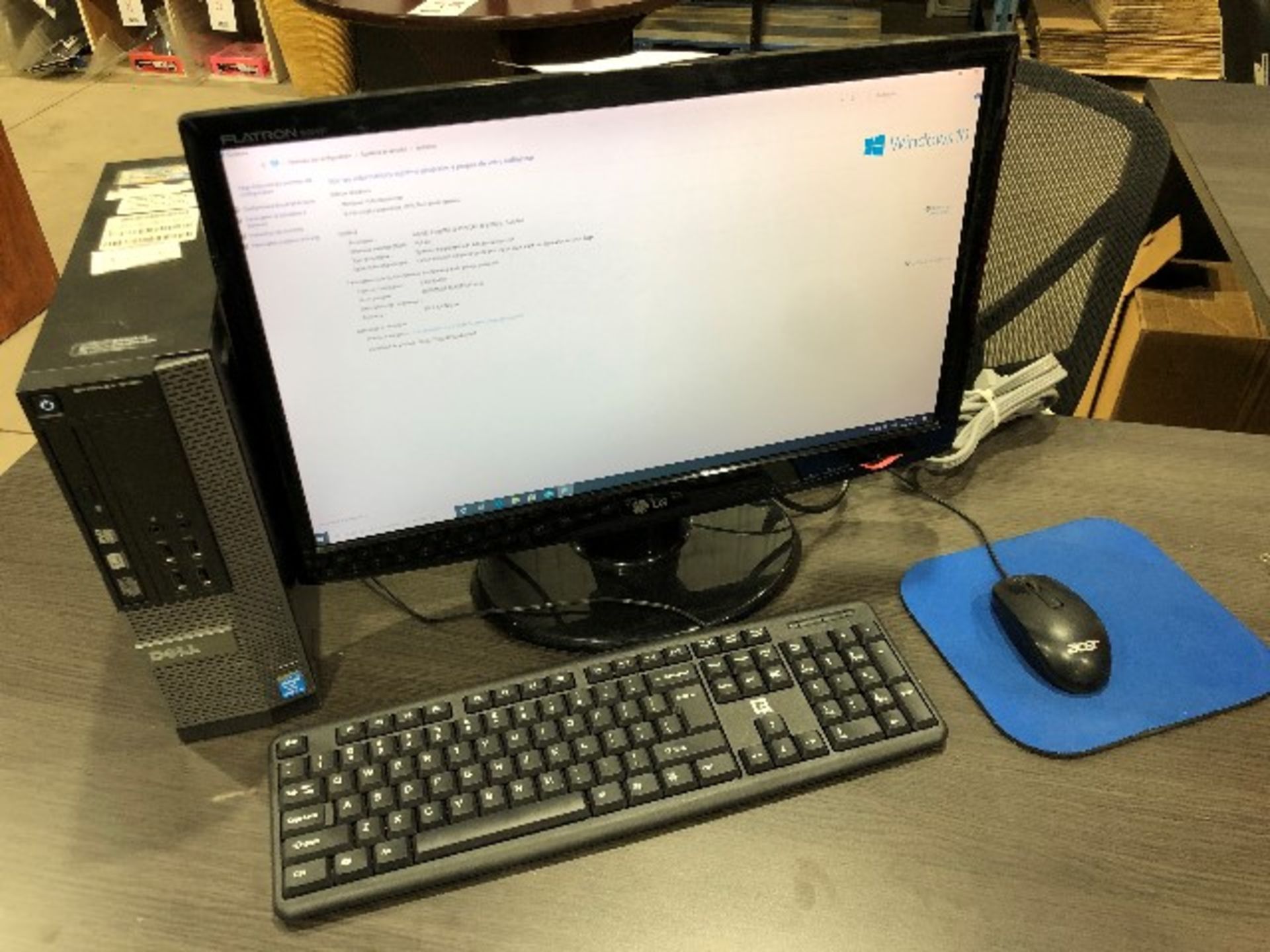 Dell i5vPro, 3.2 Ghz, 16GB RAM, 250GB SSD, monitor, keyboard, mouse