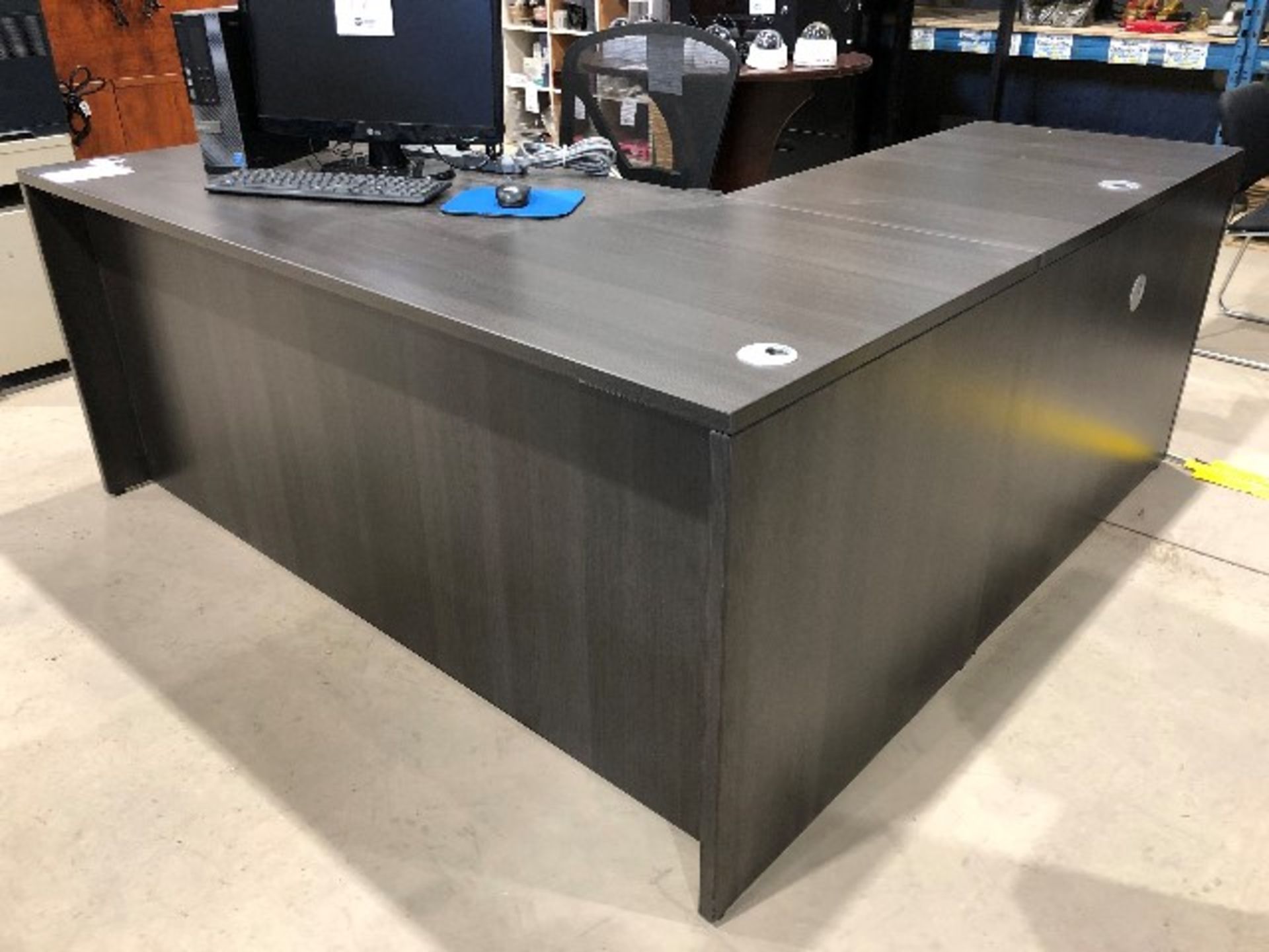 “L” shaped office desk, approx. 71”x71” - Image 2 of 3