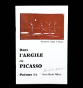 Alberti, Henri-DanteDans l'Argile de Picasso. 1957. Mit 1 Orig.Farblinolschnitt (auf dem Umschlag)
