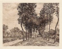 Sisley, Alfred1839 Paris -1899 Moret-sur-Loing; engl. Maler des Impressionismus, Grafiker. An den