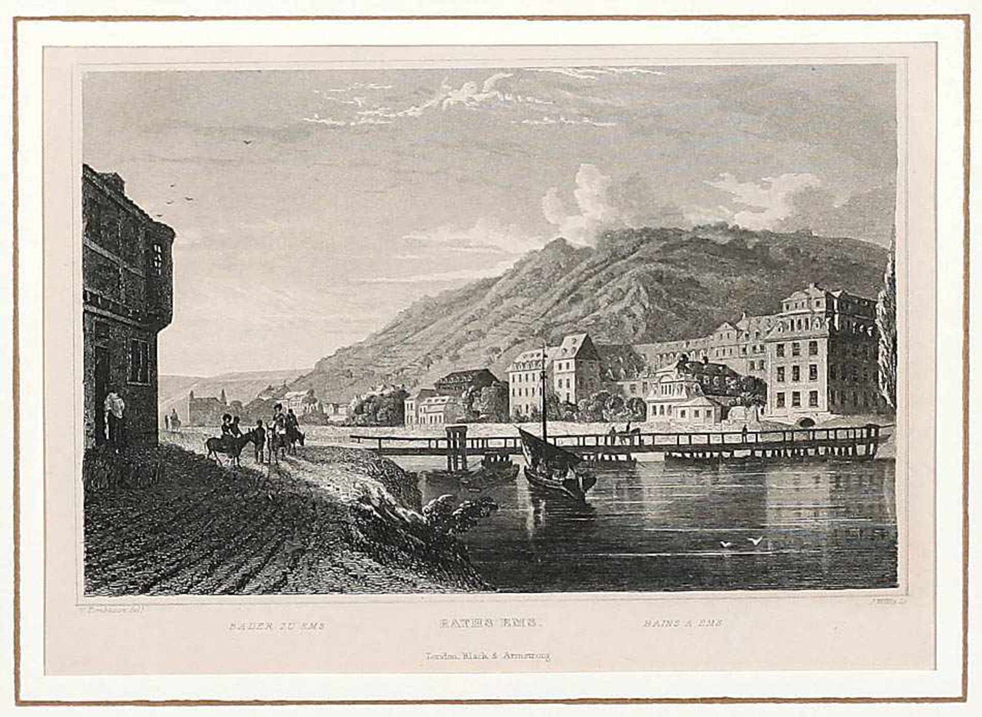 Konvolut5 Stahlstiche, 1 col. Holzstich. 19. Jh. und um 1900.Verschiedene Koblenz-Ansichten, Ansicht - Bild 3 aus 5