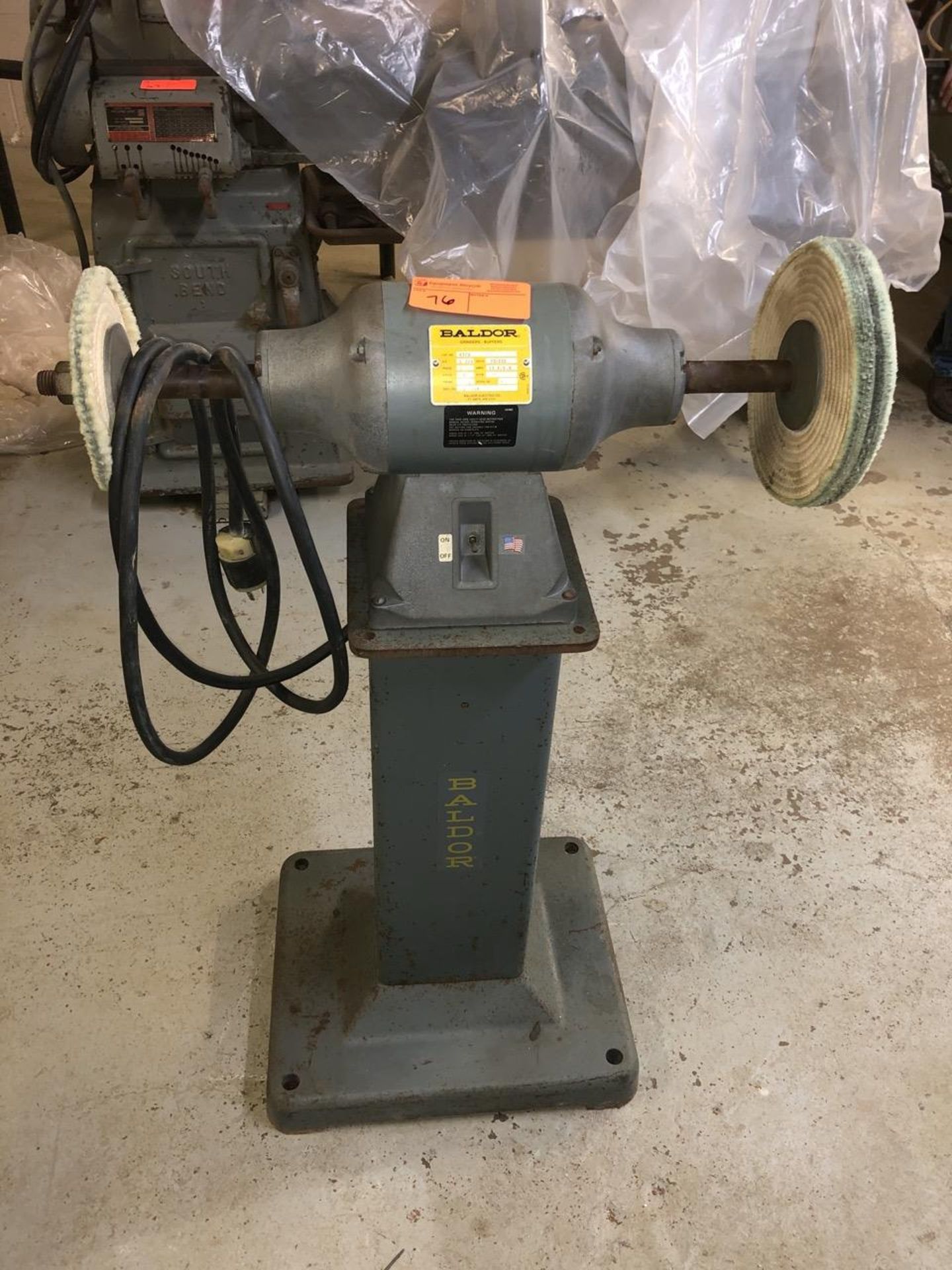 Baldor 1 1/2 HP Dual Buffer