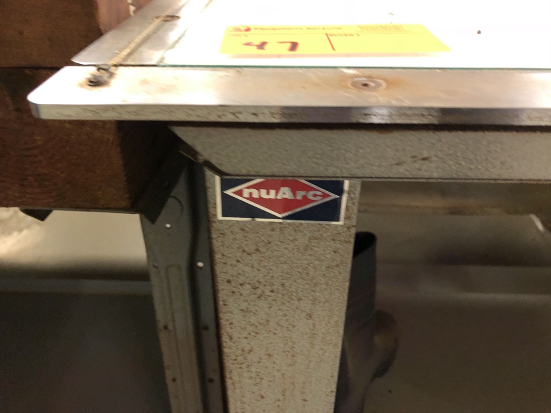 Nuarc Light Table VLT 42F with Straight Edge 30" X 42" - Image 2 of 2