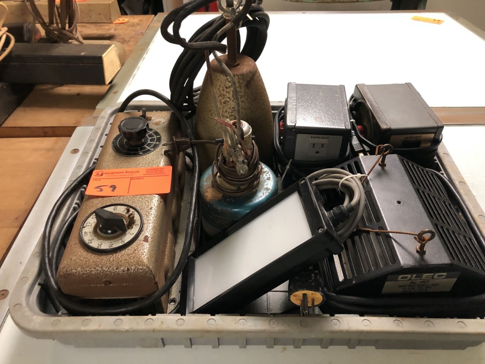 Lot of Vintage Dark Room Equipment