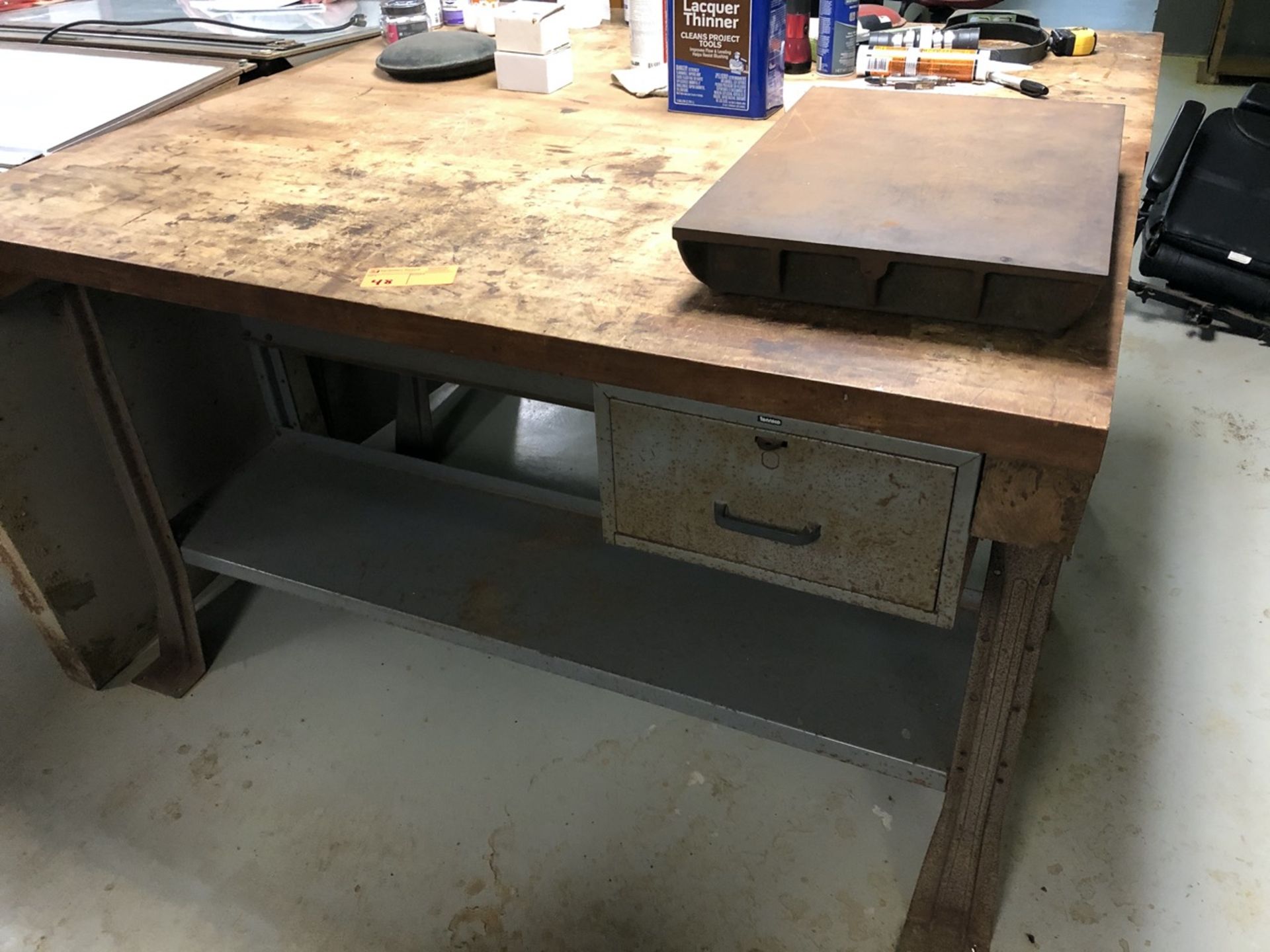 Tennsco Wood Top Work Table 36" X 60"