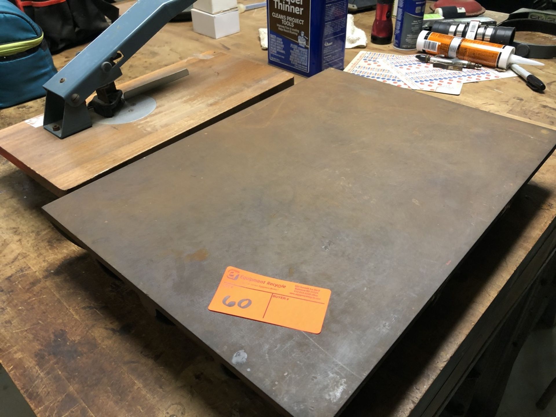 Iron Surface Plate & Corner Rounder 16" X 22"