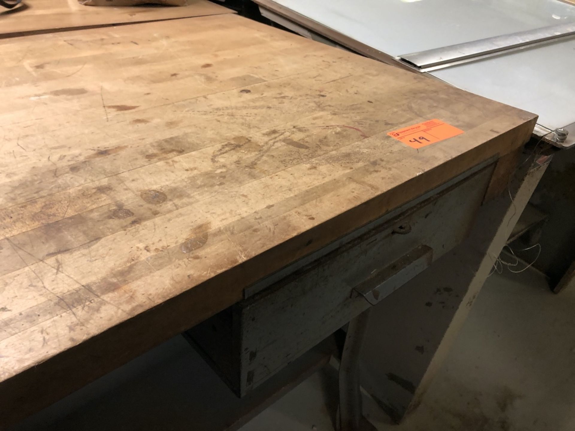 Tennsco Wood Top Work Table 36" X 60" - Image 2 of 2