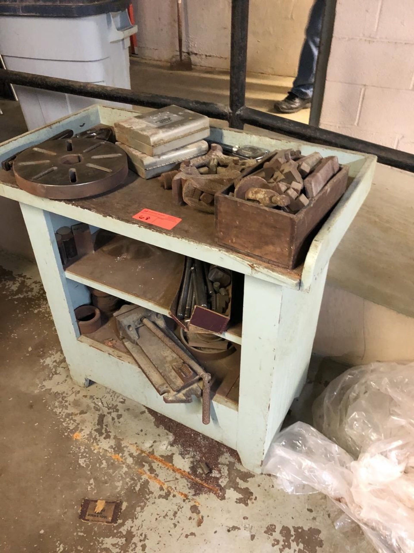 Shelves w/ contents Lot of Miscellaneous Machine Tools