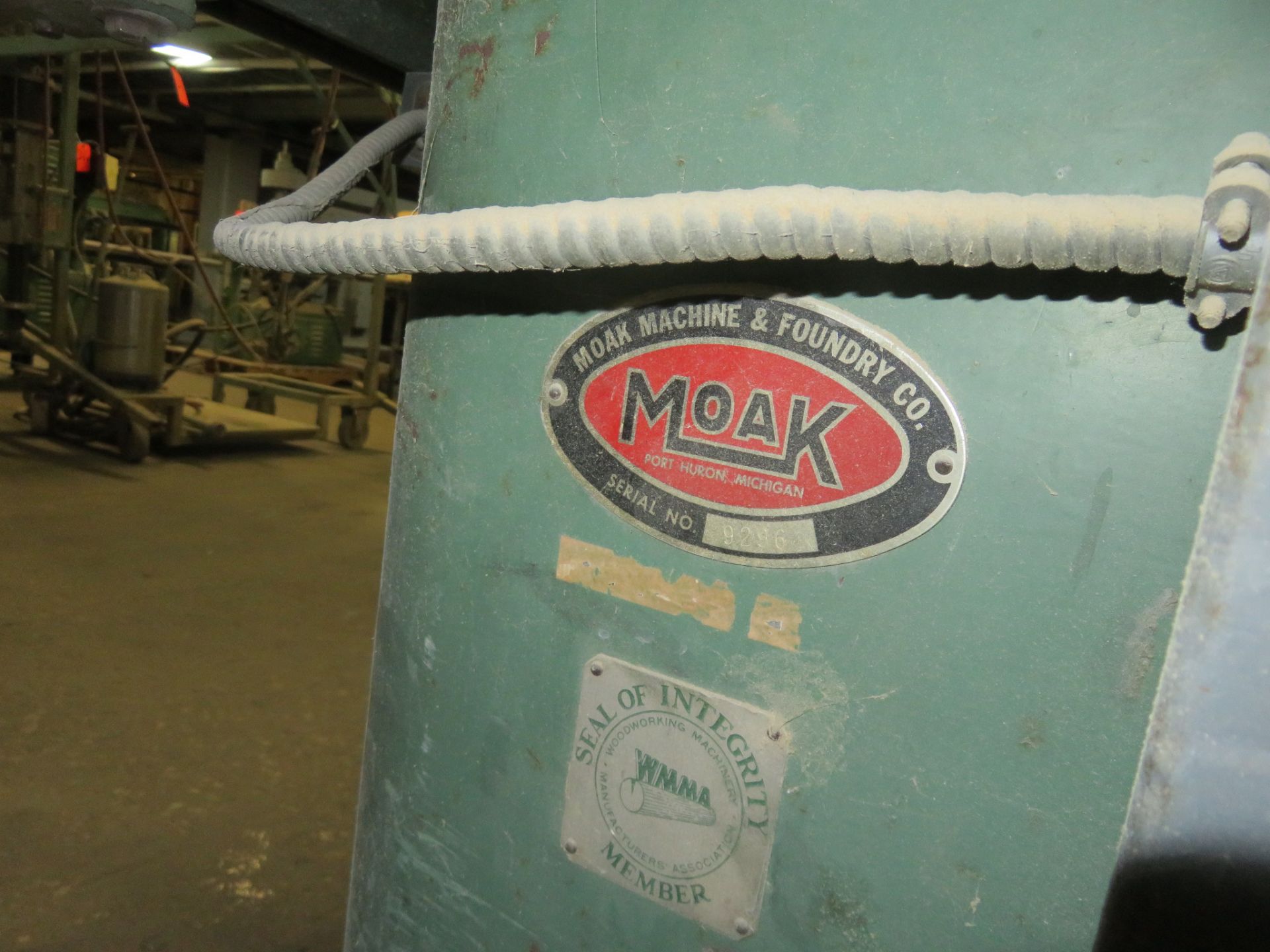 Moak Machine Monostrol Table Saw 5 Hp 3 Ph - Image 5 of 8