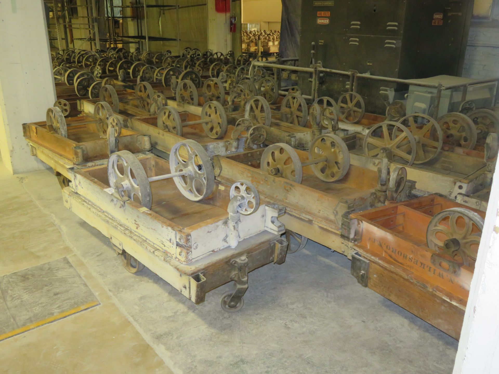 Lot of 2 Railroad Carts approx 48" x 27" - Image 9 of 11
