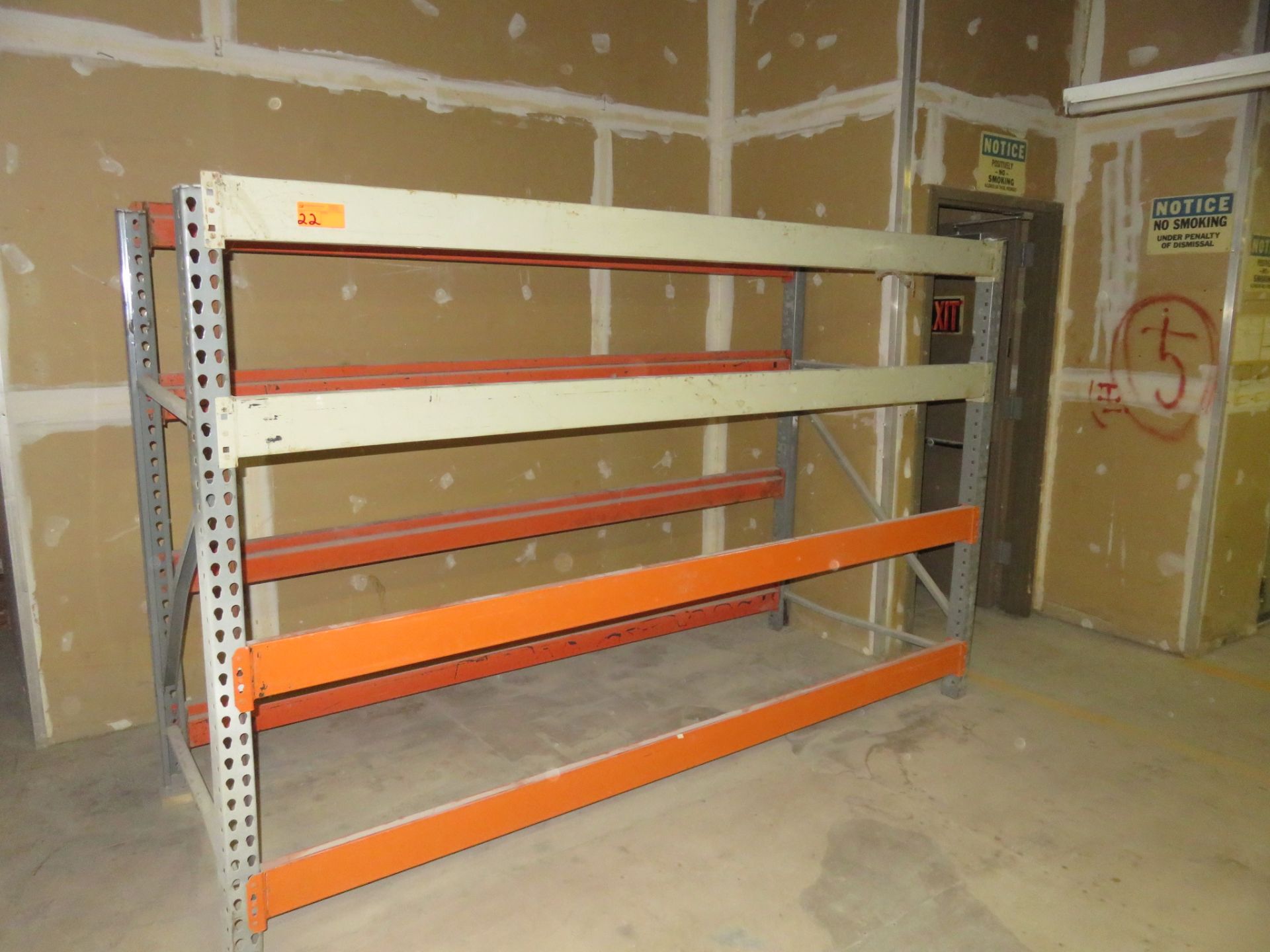 Warehouse Pallet Racking 1 Section approx 108"x 42"x 72"