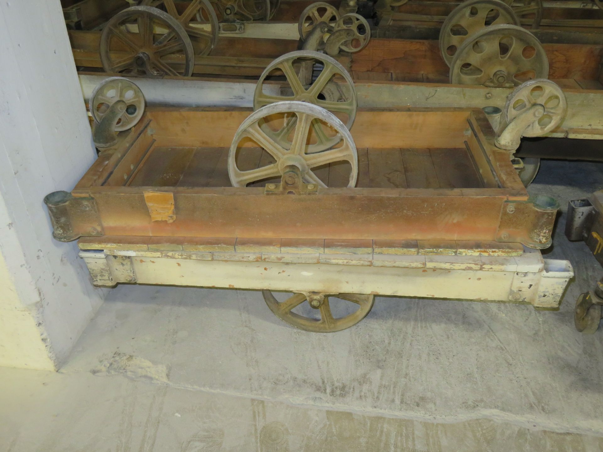 Lot of 2 Railroad Carts approx 48" x 27" - Image 6 of 11