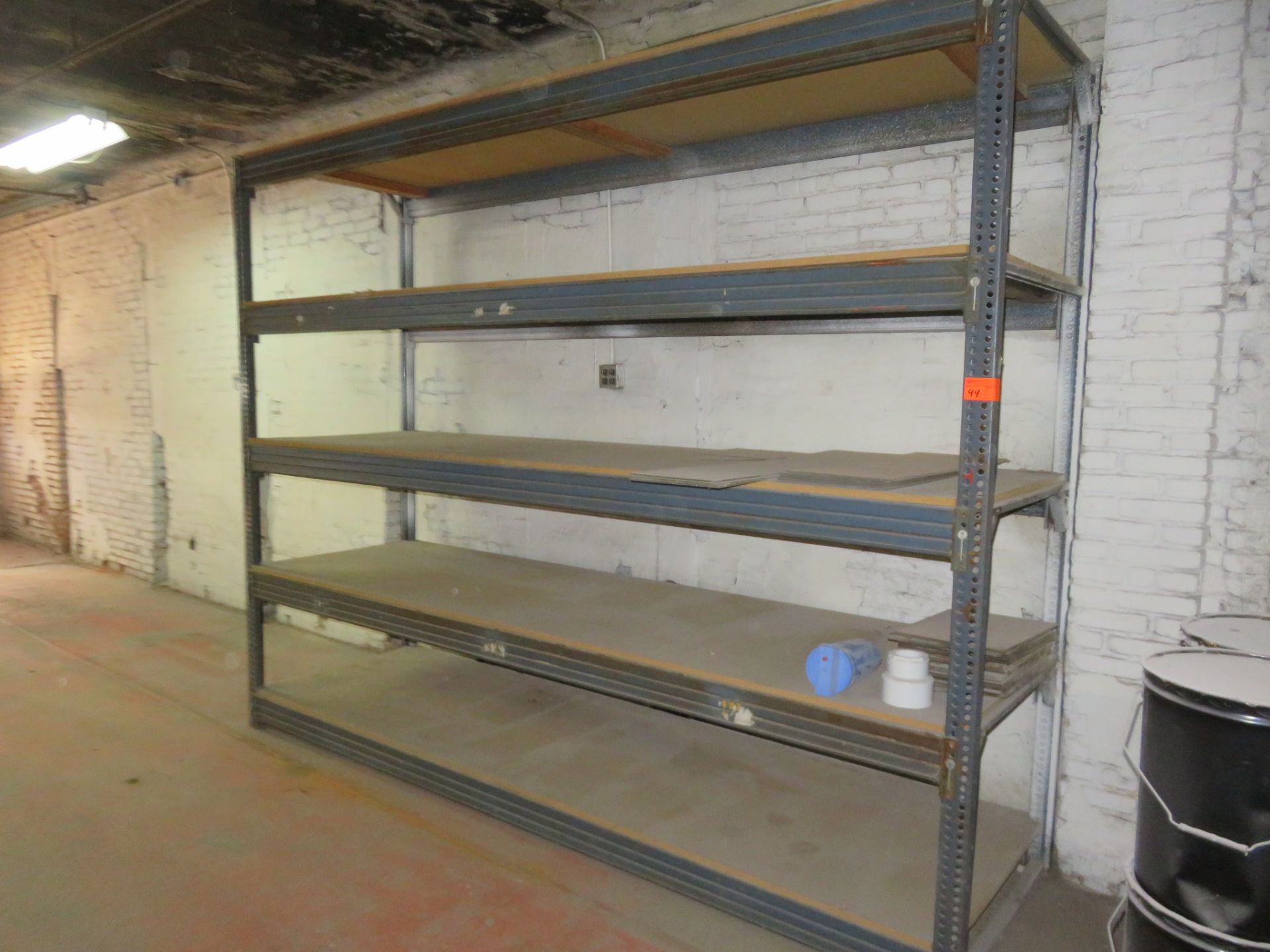 Warehouse Pallet Racking/ Wooden Shelving 1 Section approx. 126"x 36"x 98"