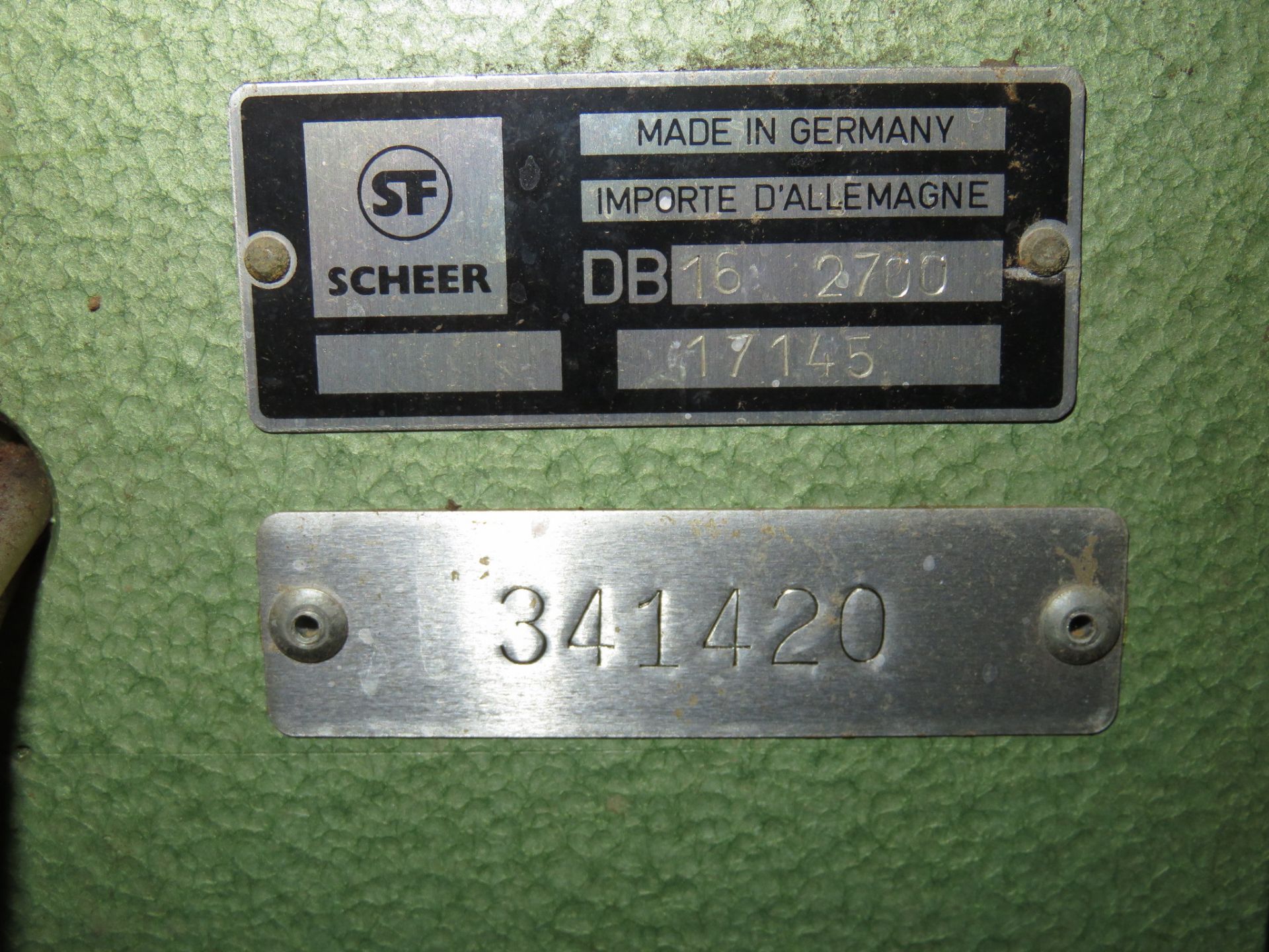 Scheer Boring Machine DB 16 2700 - Image 5 of 6