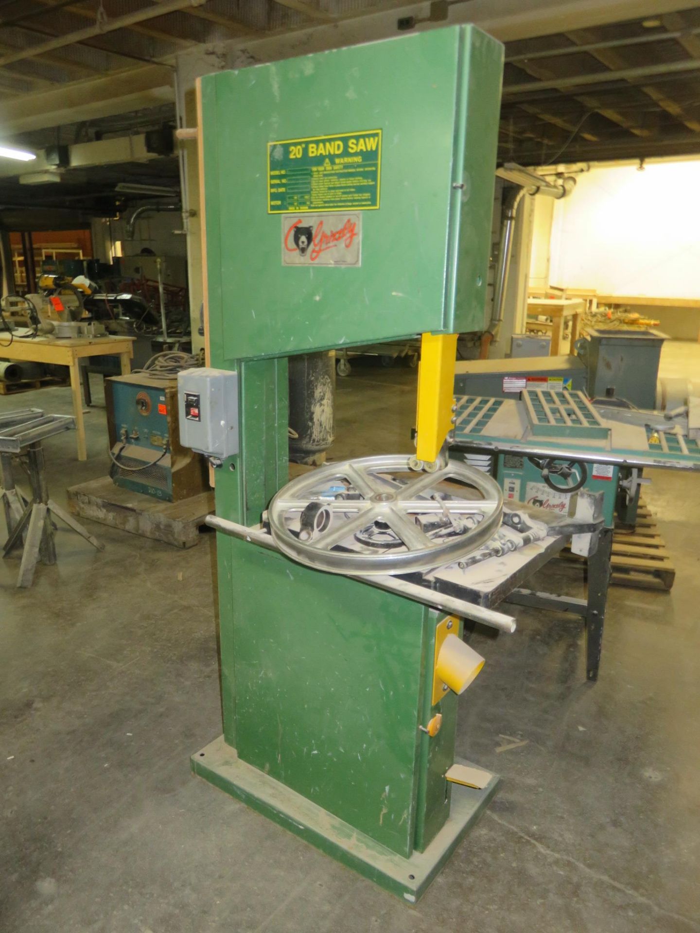 Grizzly 20" Band Saw Repairs Needed - Image 2 of 5