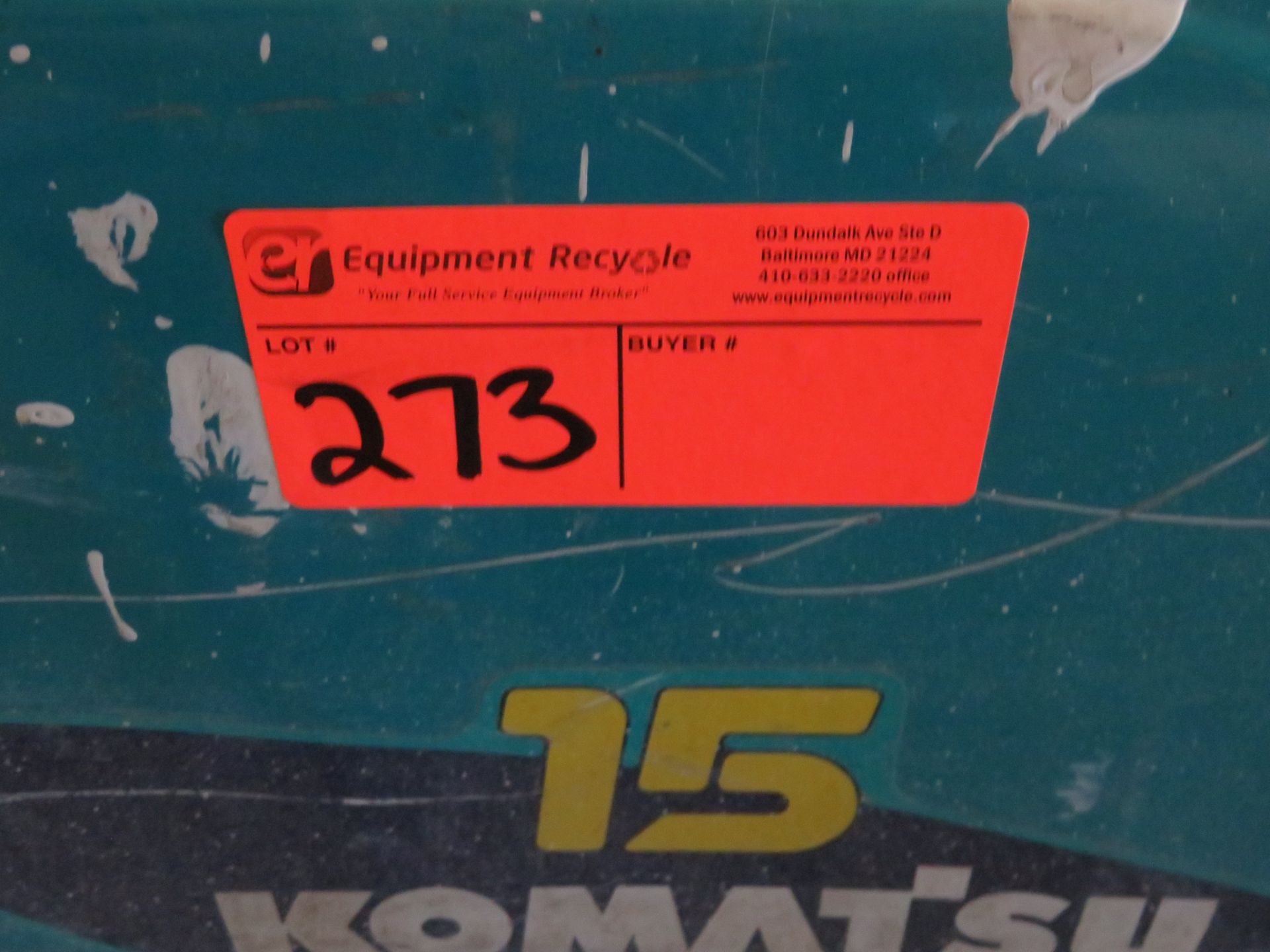 Komat'su Propane Forklift 2600lbs FG15HT-16 Late removal of October 29th - Image 7 of 7