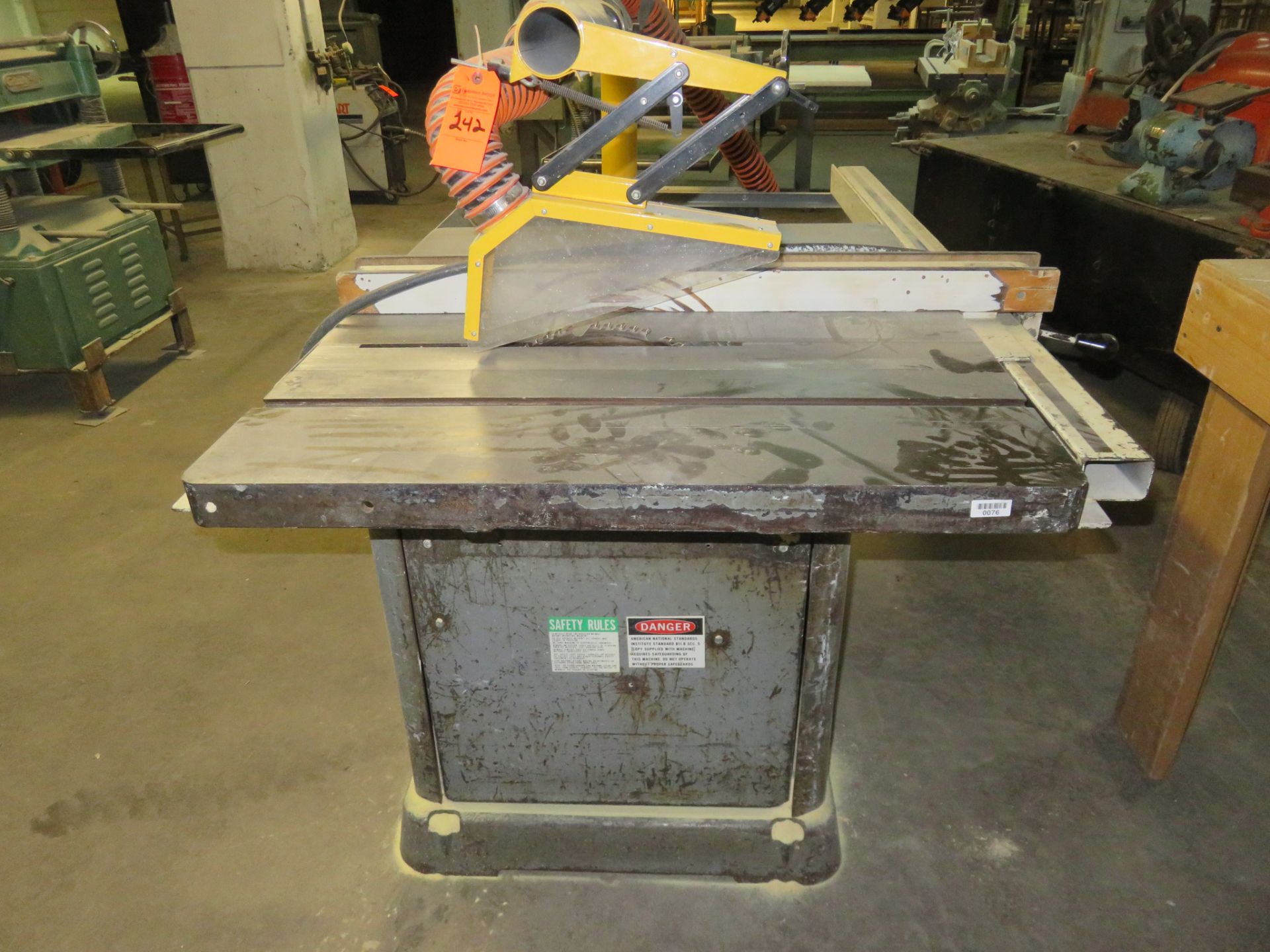 Biesemeyer T-Square Table Saw Fence System 48" Tranter Newman Machine Co. K16 - Image 3 of 6