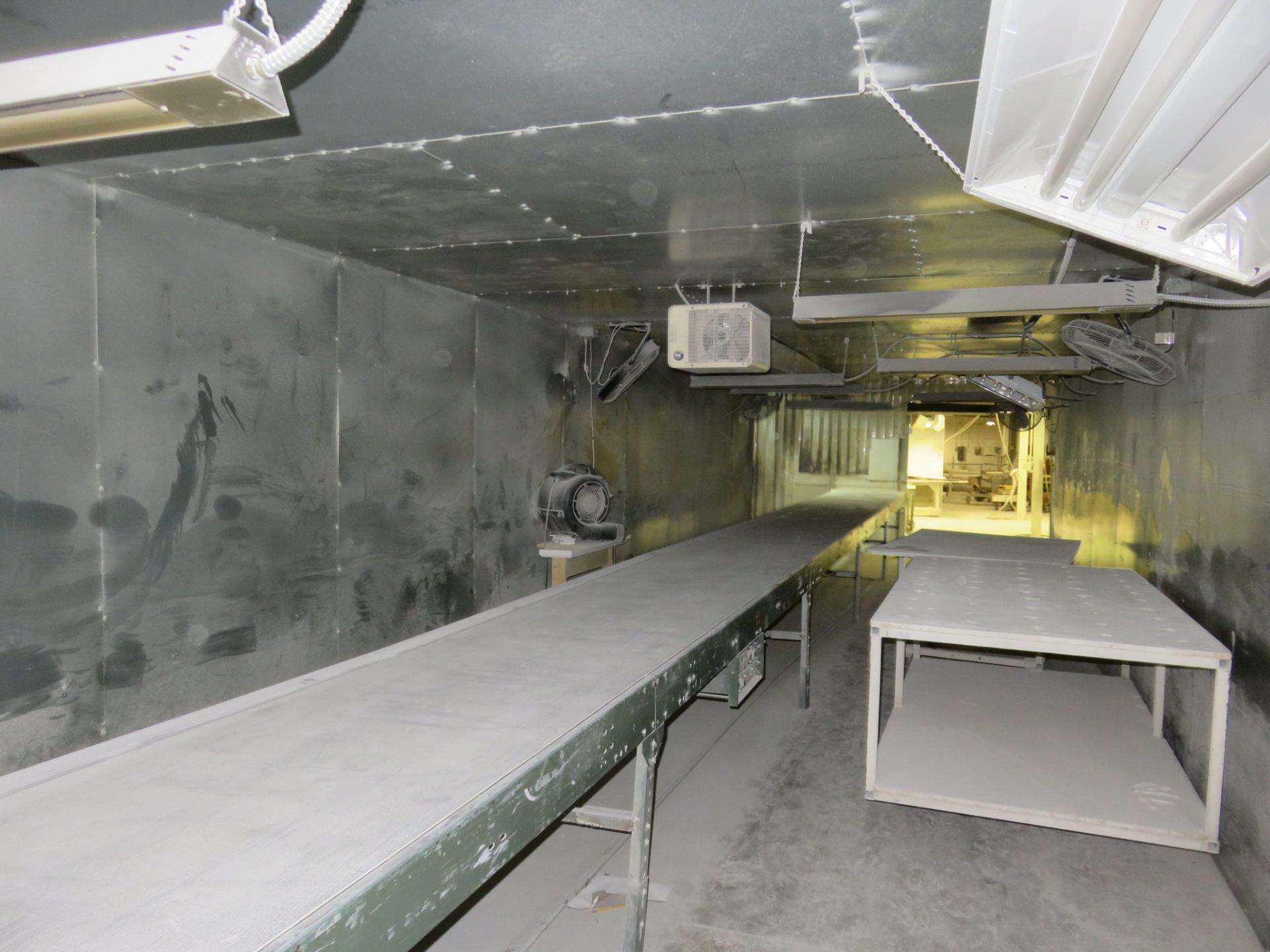Paint Oven Drying Line approx 40' long x12' wide x 8' high - Image 3 of 5