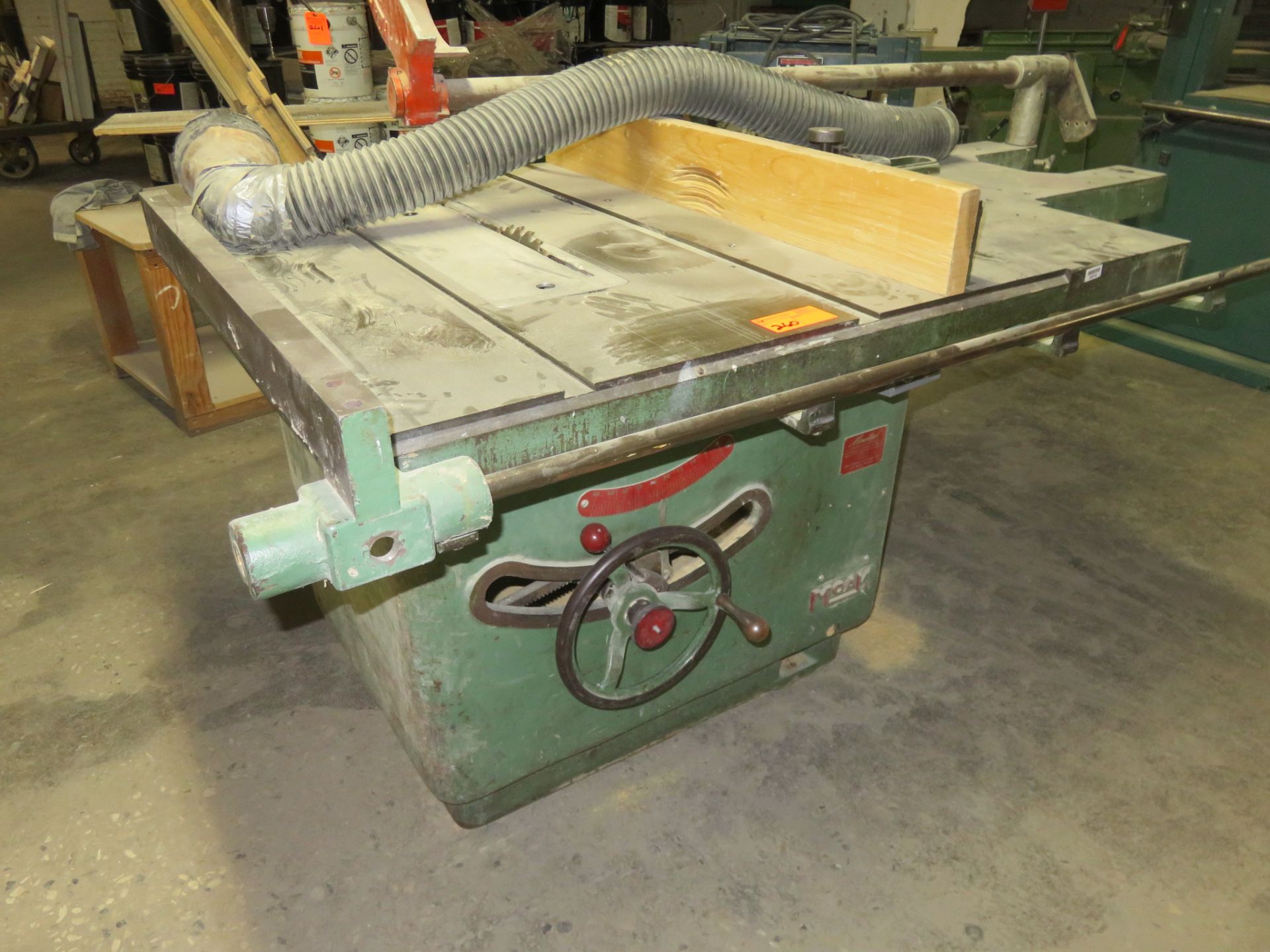 Moak Machine Monostrol Table Saw 5 Hp 3 Ph - Image 2 of 8