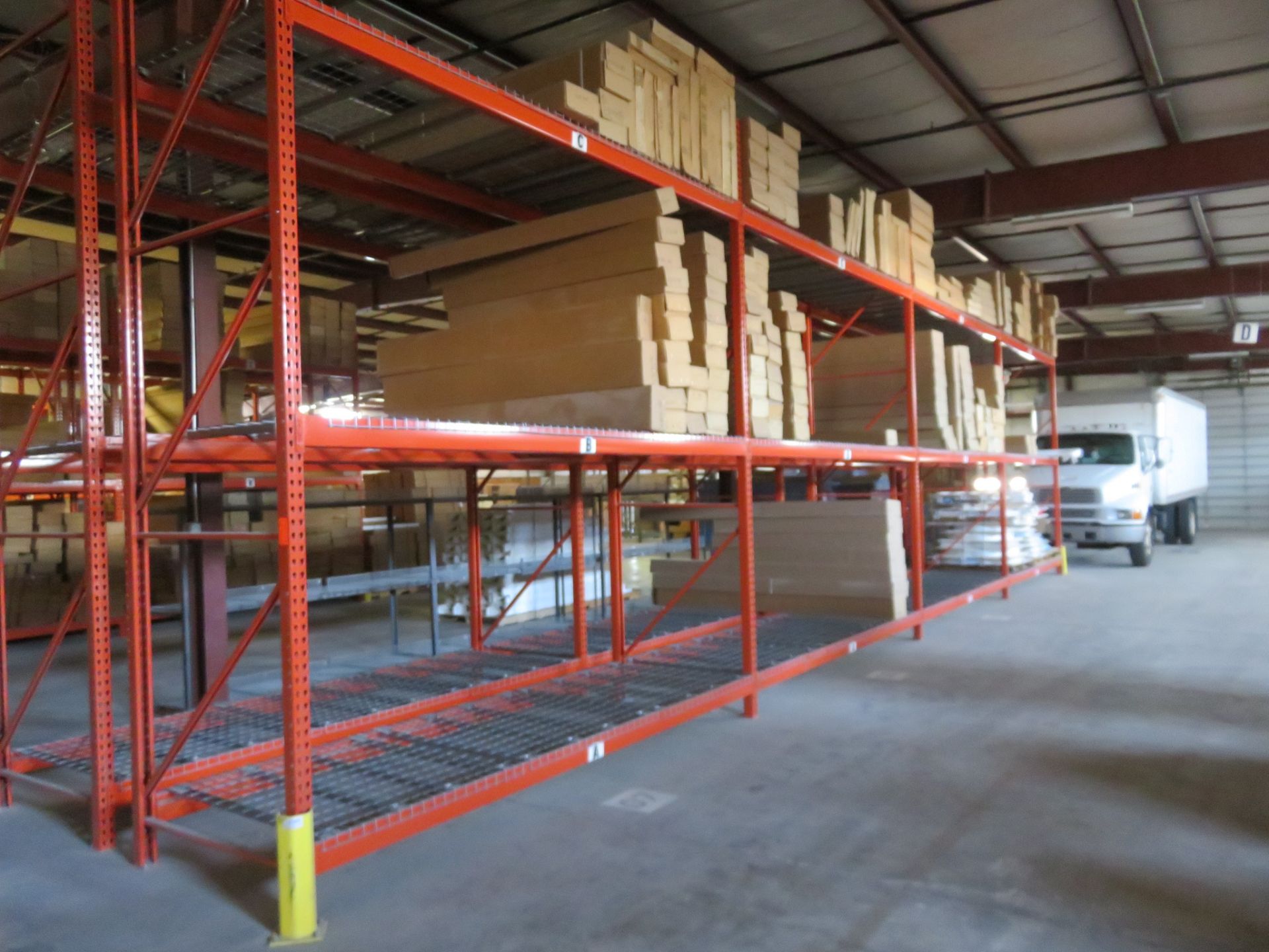 4 Sections of 14' Warehouse Pallet Racking approx. 12' x 4' x 14'