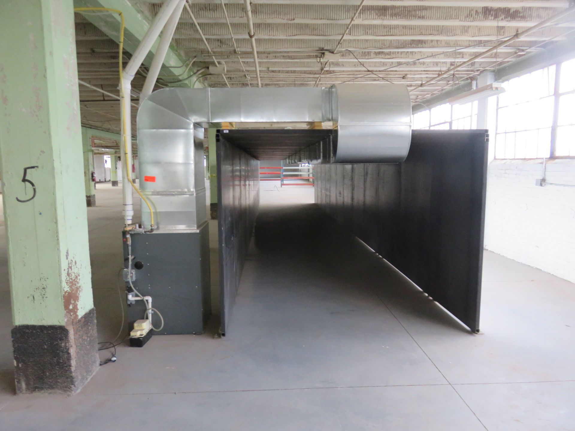 NEW Oven Paint Drying Line w/ Gas Amana Furnace approx. 48' x 8' x 6' - Image 2 of 4
