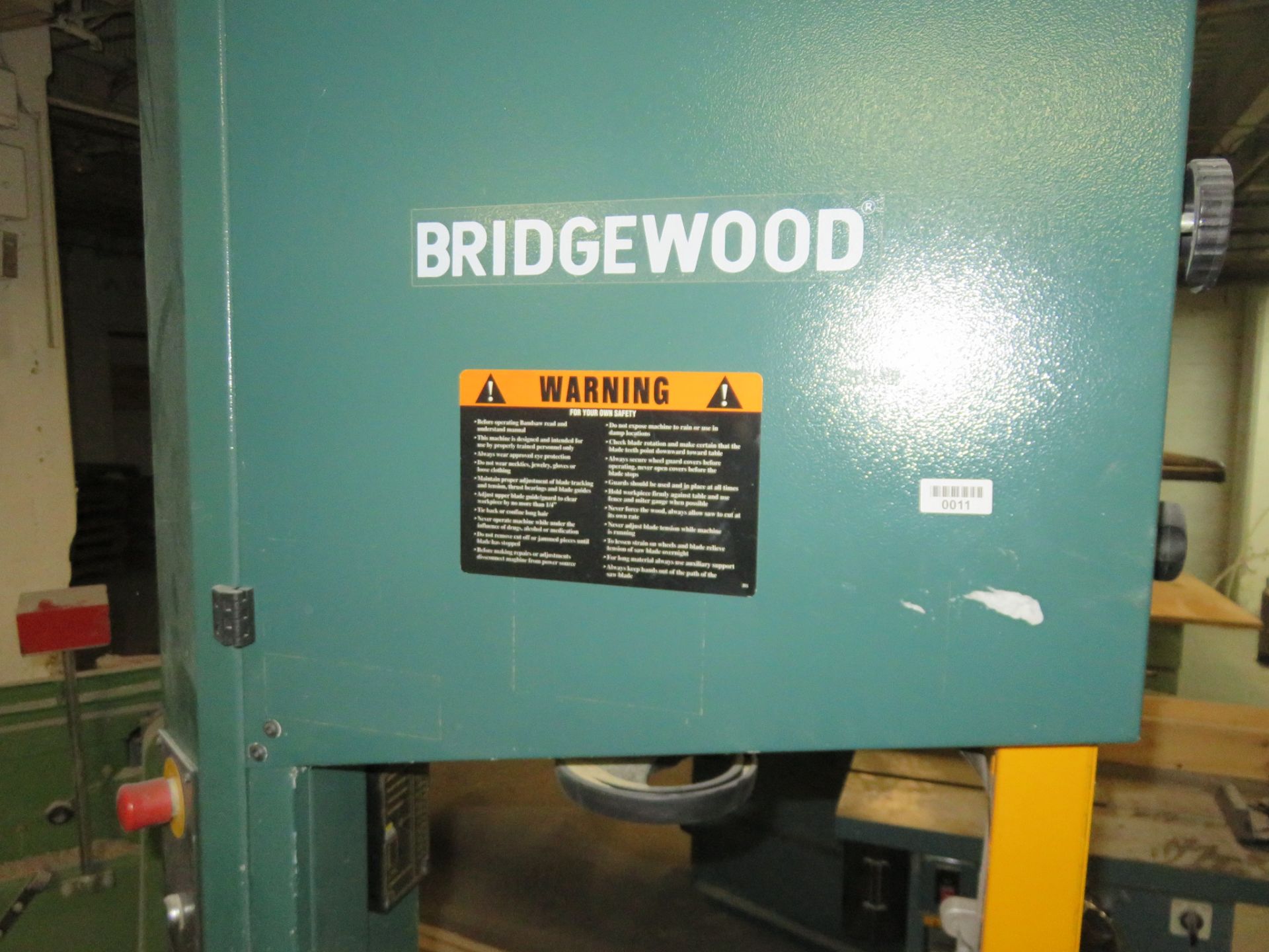 Bridgewood PSB 540 Vertical Band Saw - Image 2 of 4