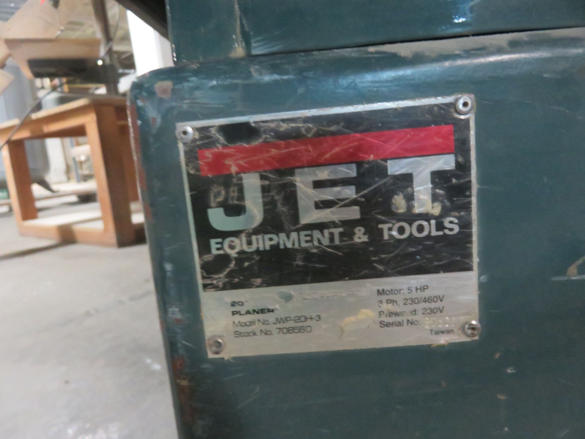 Jet 20" Planer JWP-20H-3 - Image 4 of 5