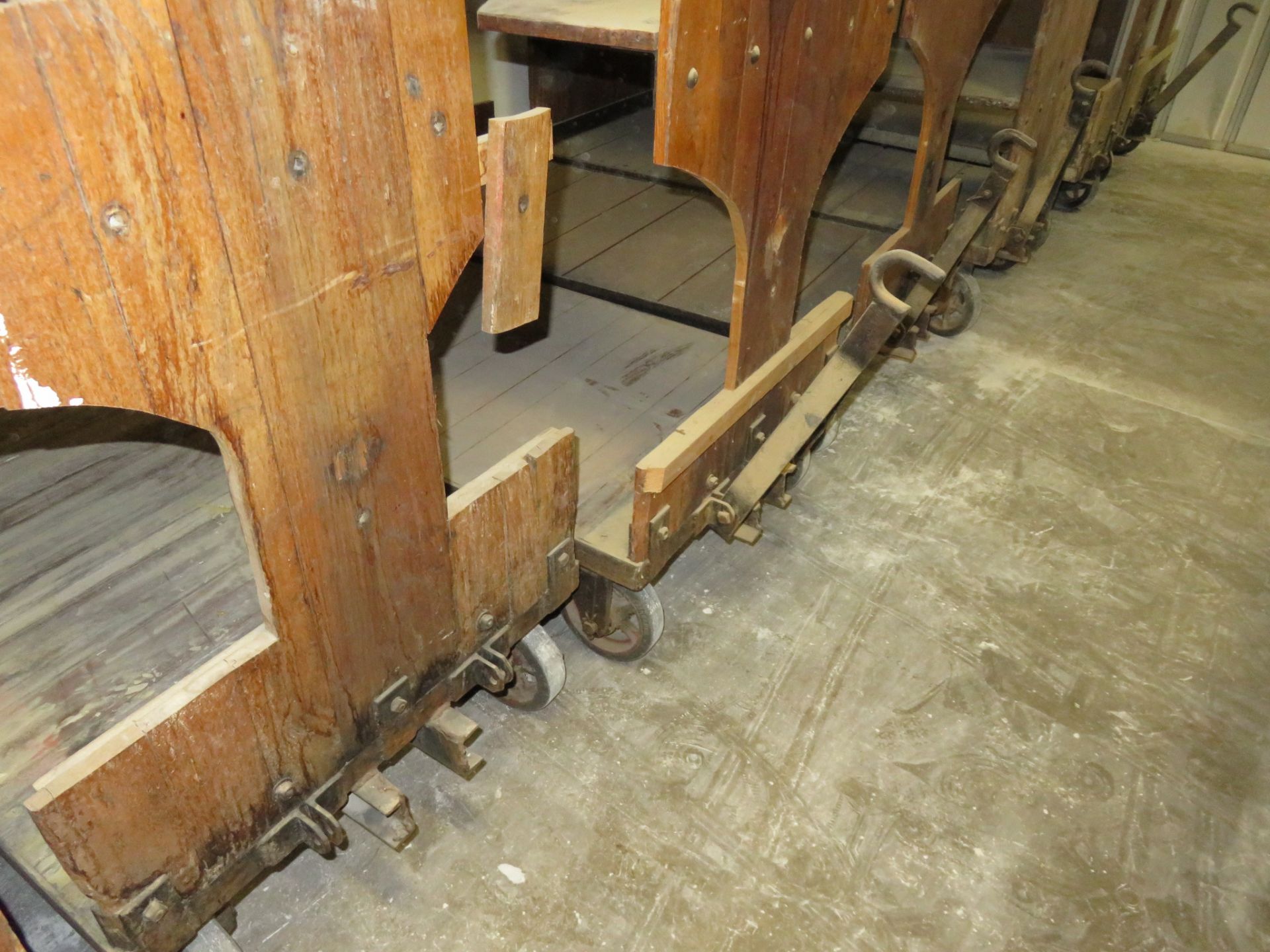 Lot of 3 Tiered Railroad Carts Approx 60" x 30"x 72" - Image 3 of 5