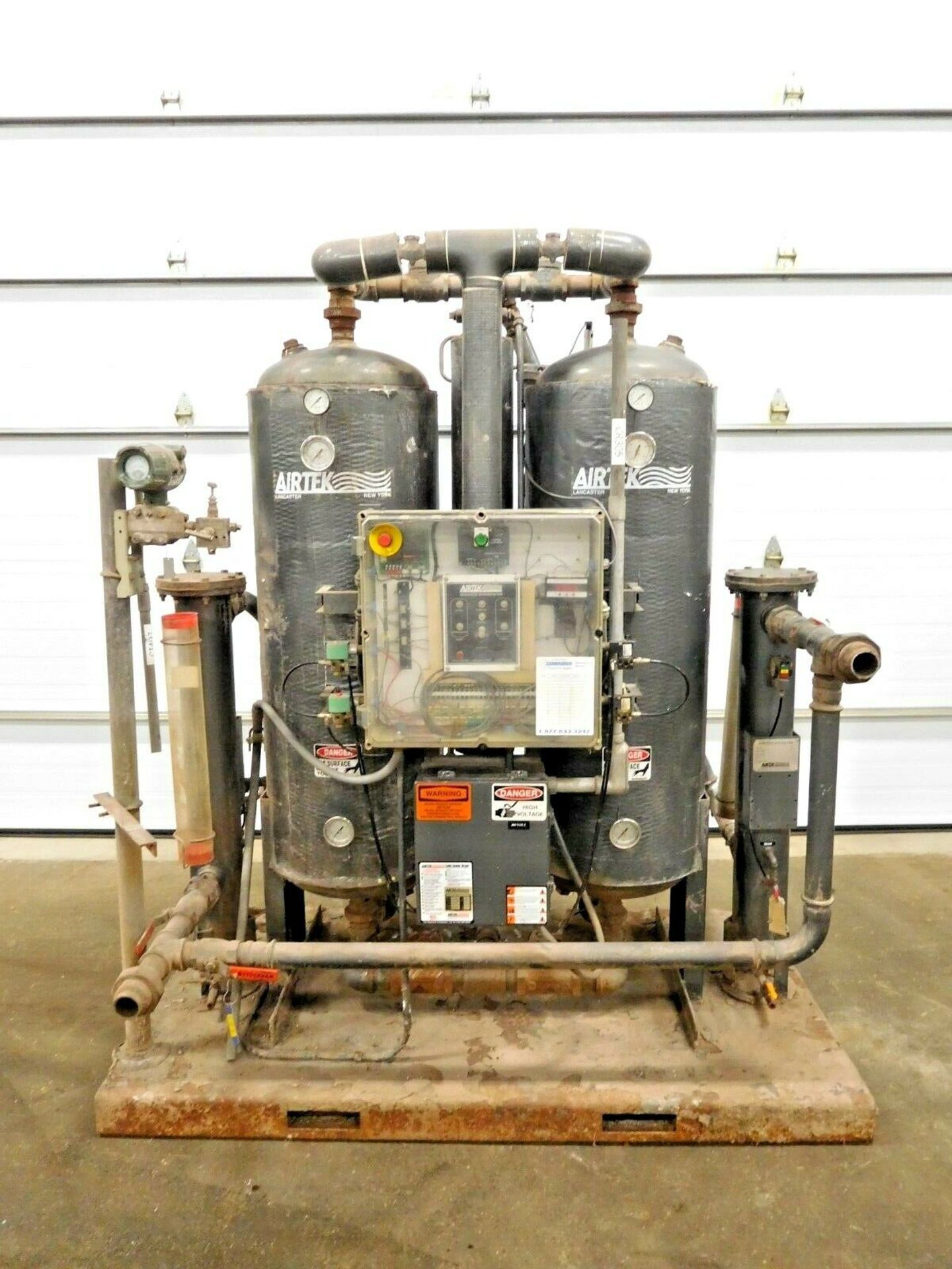 AIRTEK TWP 500 HEATLESS DESICCANT DRYER. 150 PSIG. 500 SCFM. 460 V.