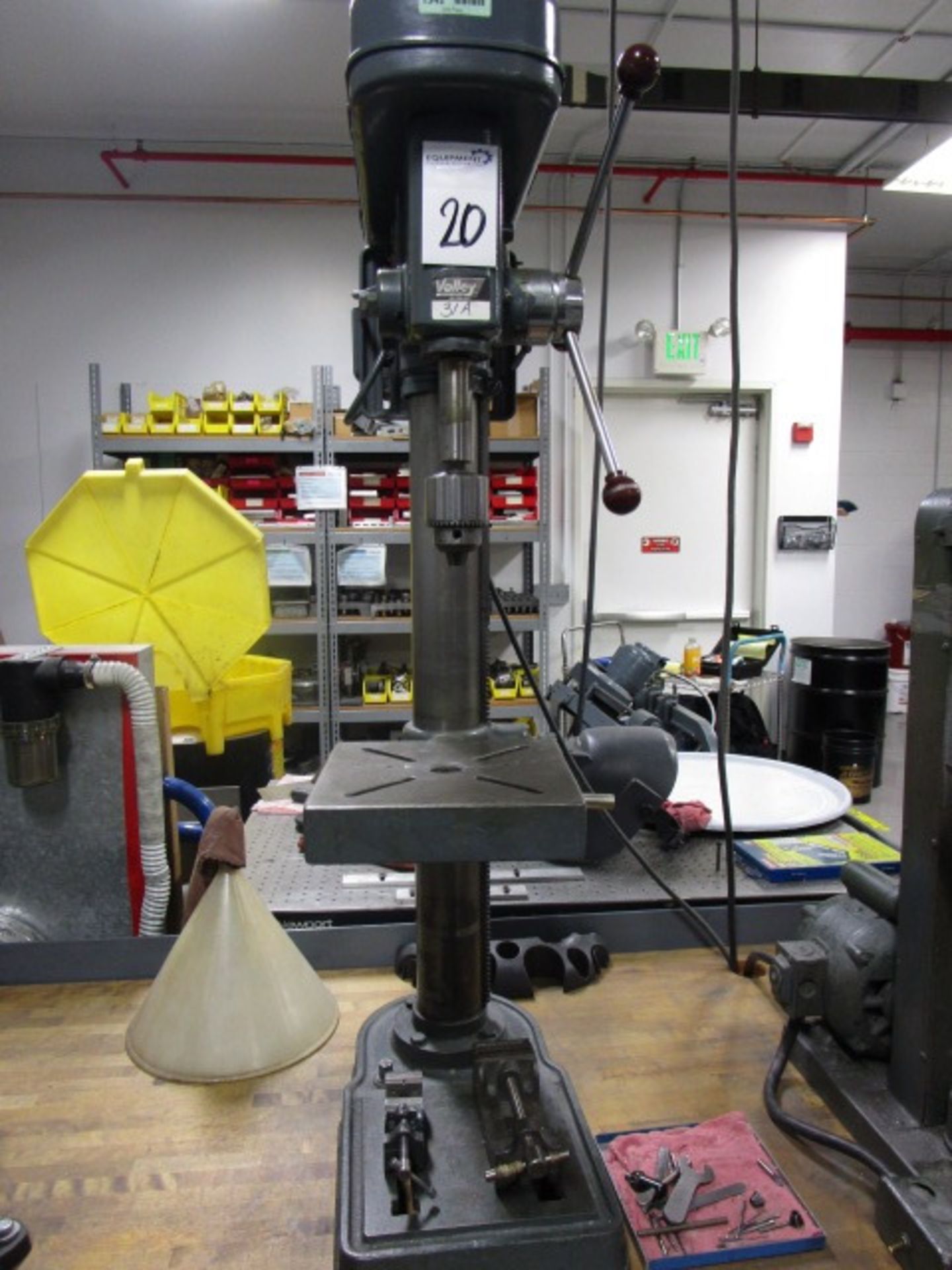 JET 14M DRILL PRESS - Includes 1-1' & 1-2" Palmgren Drill Press Vices CONCORD - Image 7 of 7