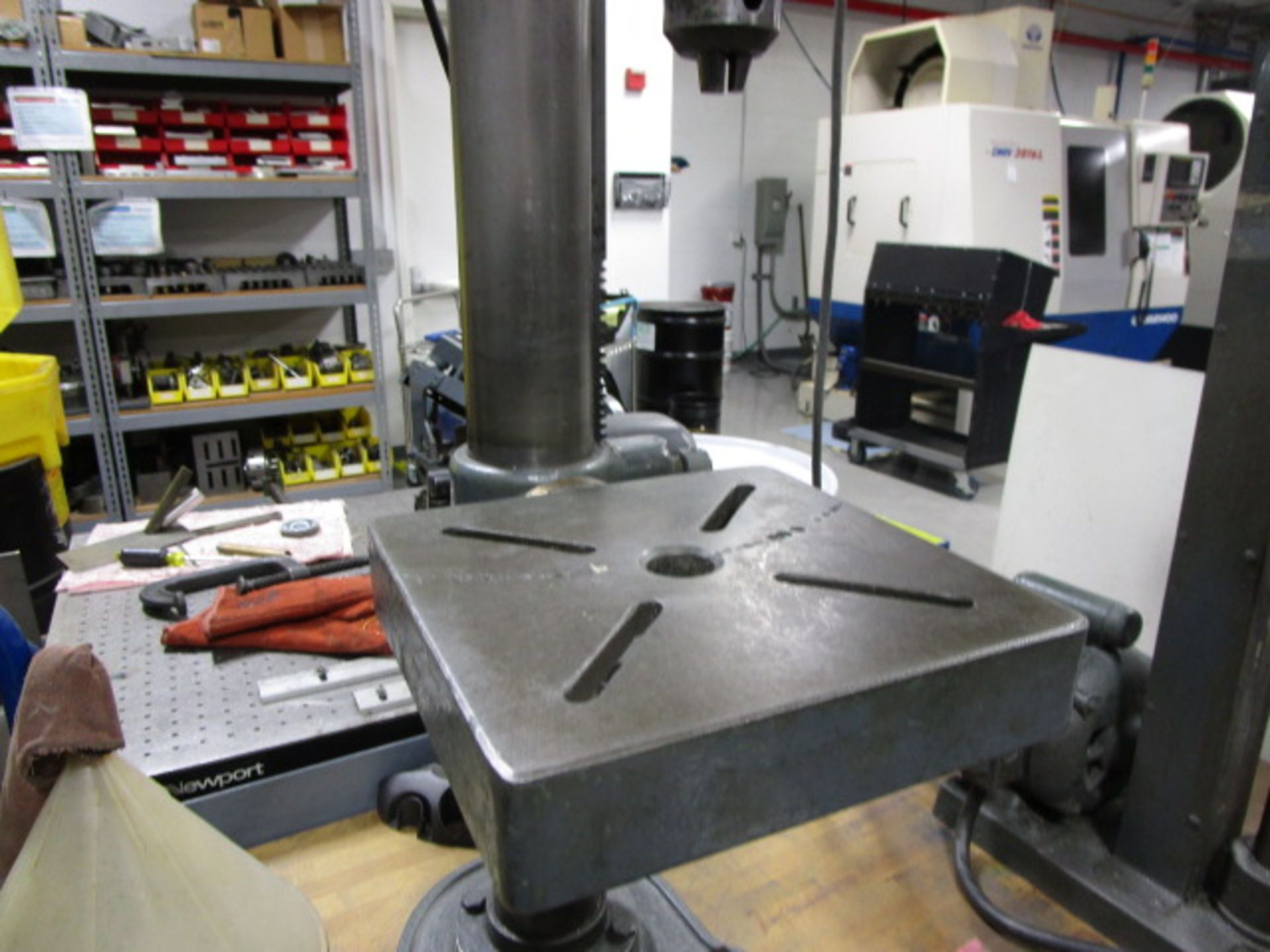 JET 14M DRILL PRESS - Includes 1-1' & 1-2" Palmgren Drill Press Vices CONCORD - Image 3 of 7