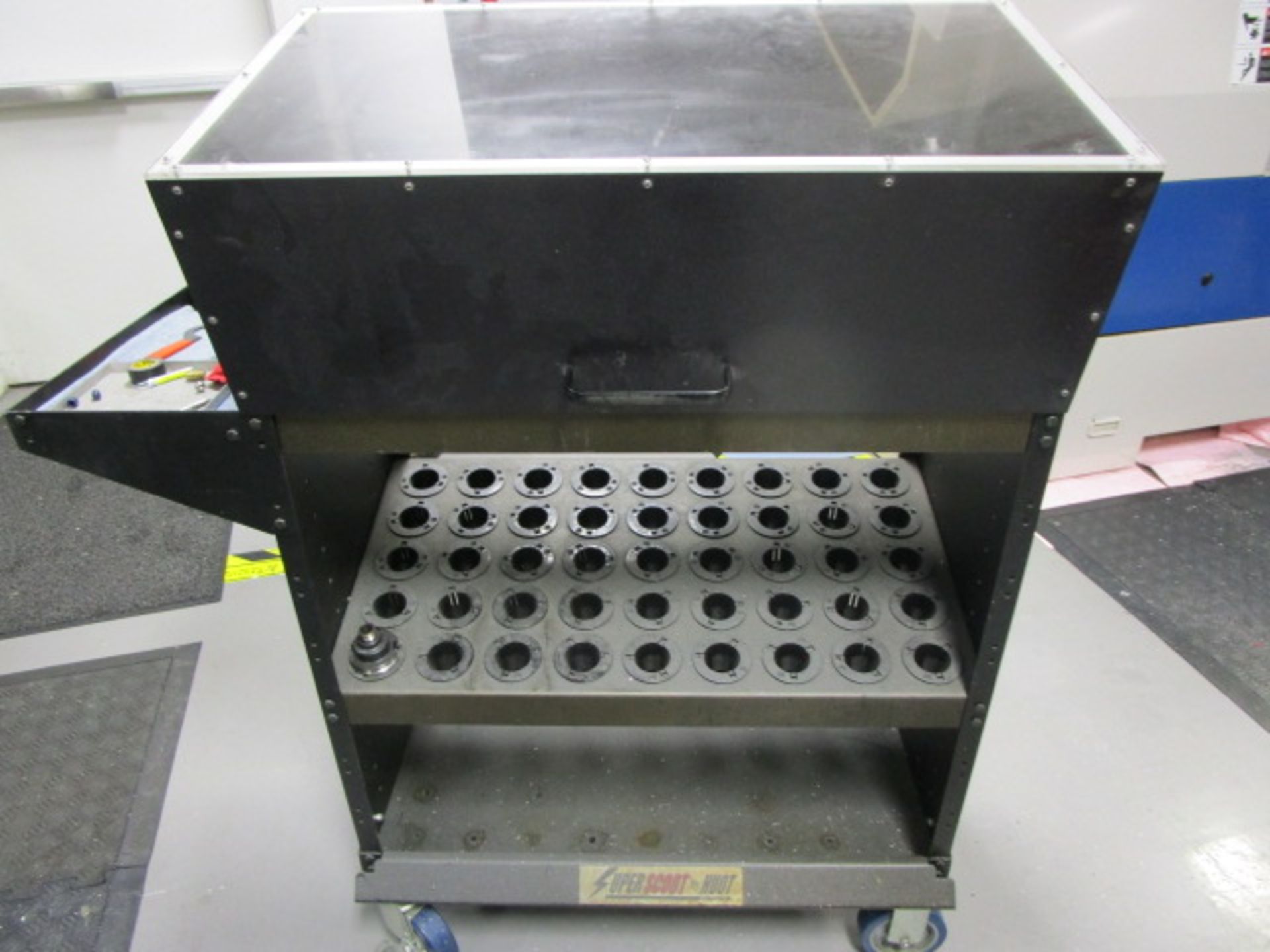 HUOT SUPERSCOOT CART WITH TOOLING CONTENT FOR DAEWOO DMV3016L CNC MILLING MACHINE TOOLING - CONCORD - Image 7 of 8