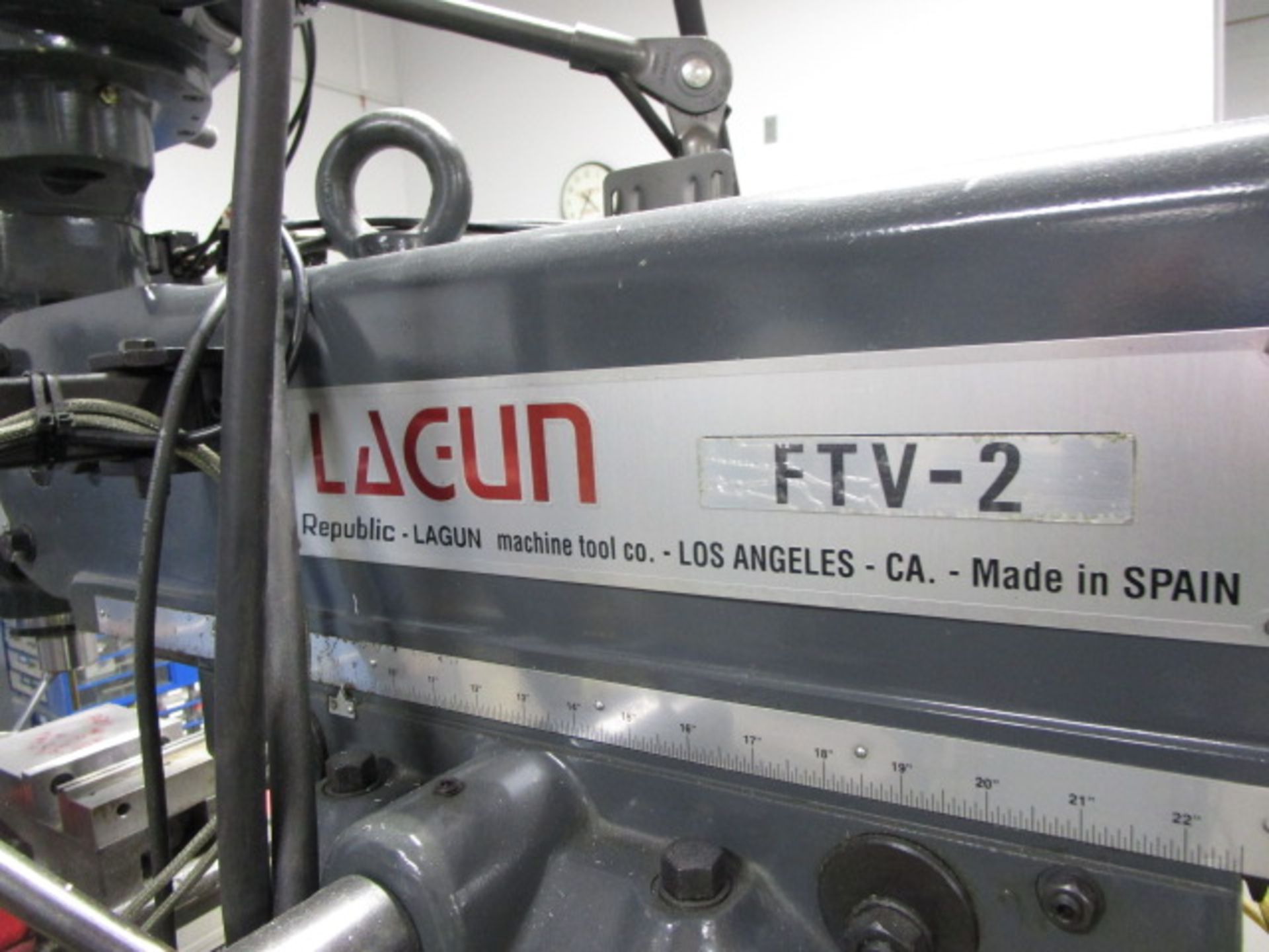 LAGUN FTV-2 TURRET MILLING MACHINE - CONCORD - Image 10 of 10