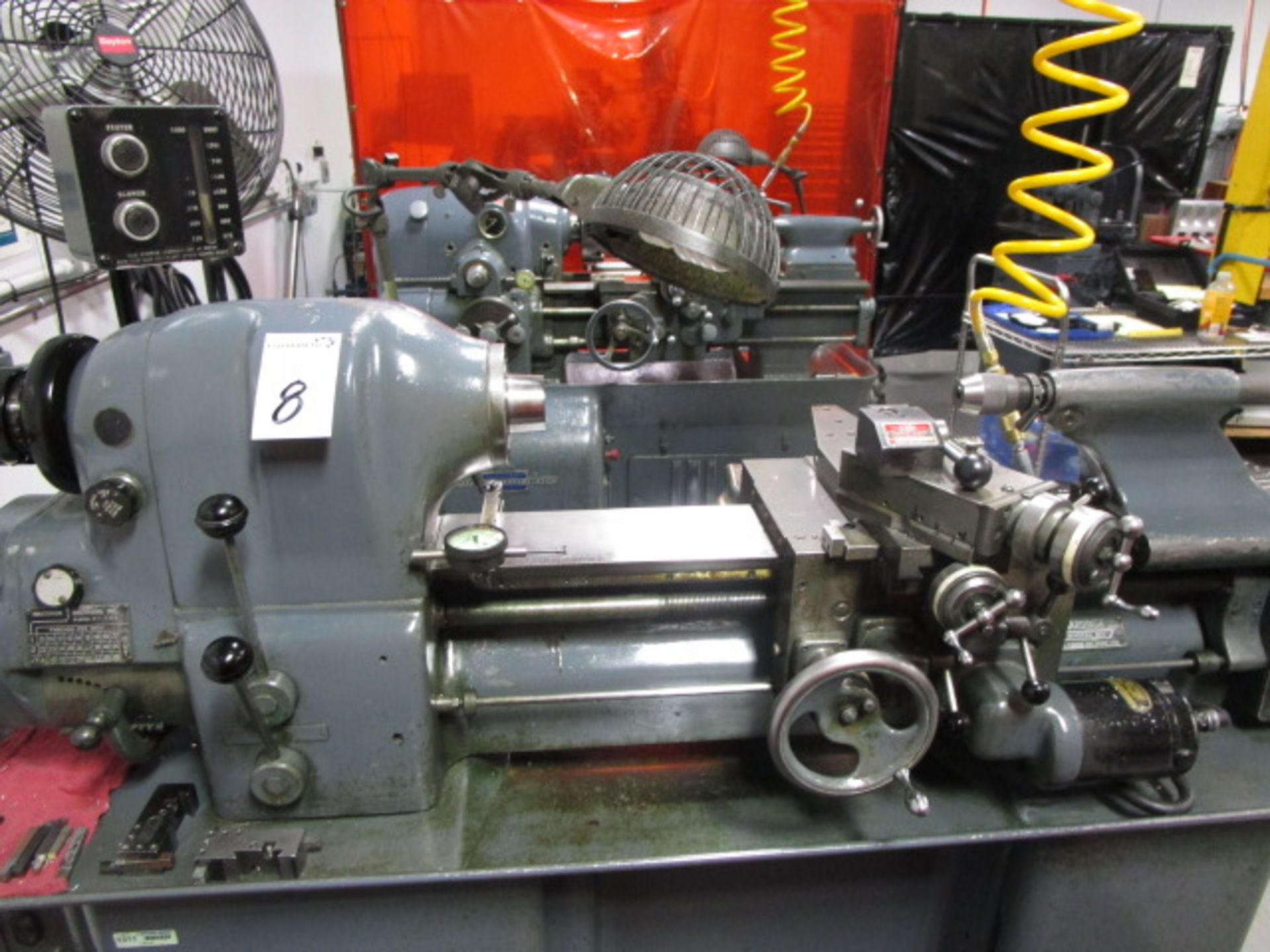 HARDINGE HLV LATHE - CONCORD - Image 5 of 9