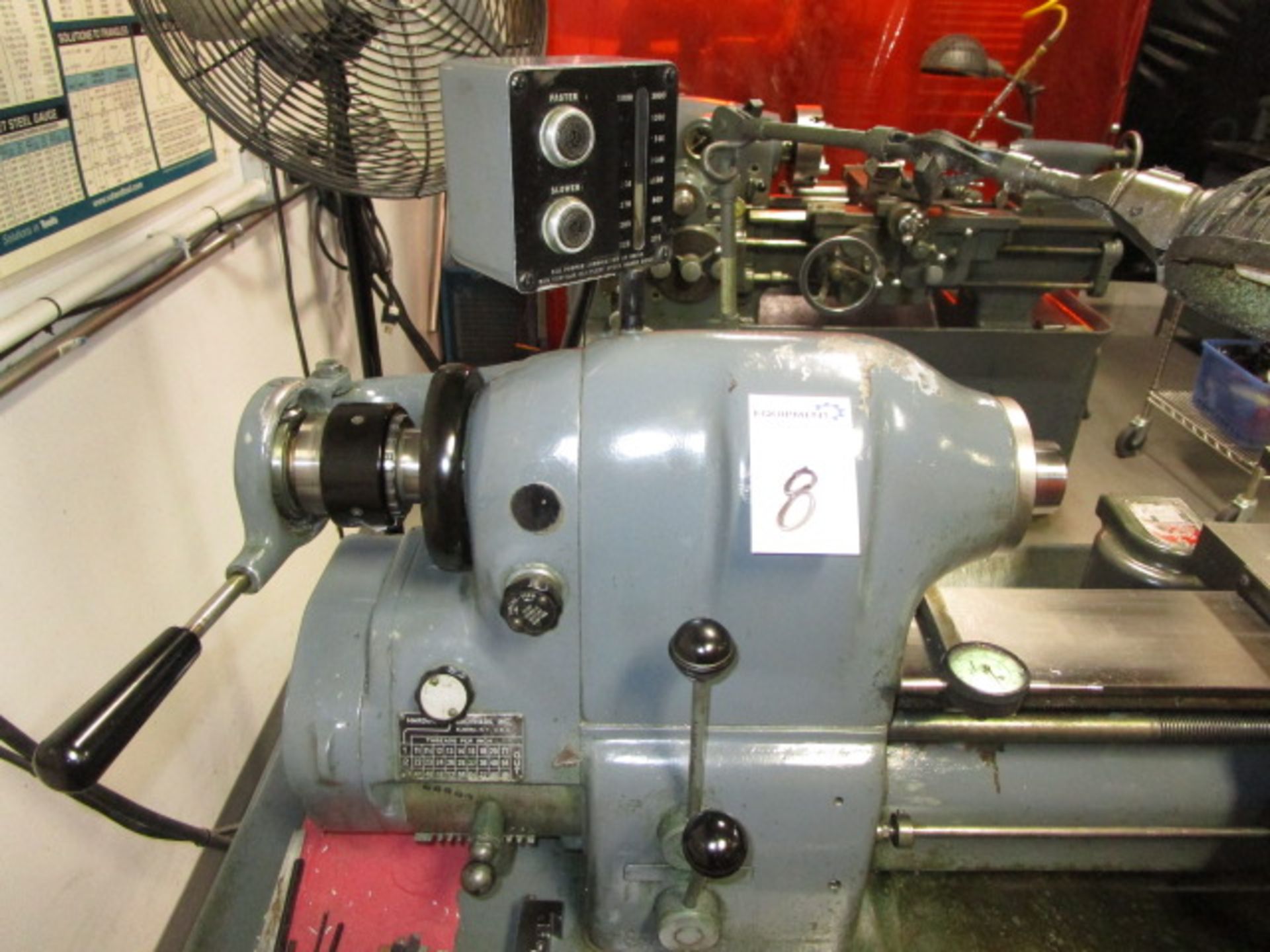 HARDINGE HLV LATHE - CONCORD - Image 7 of 9