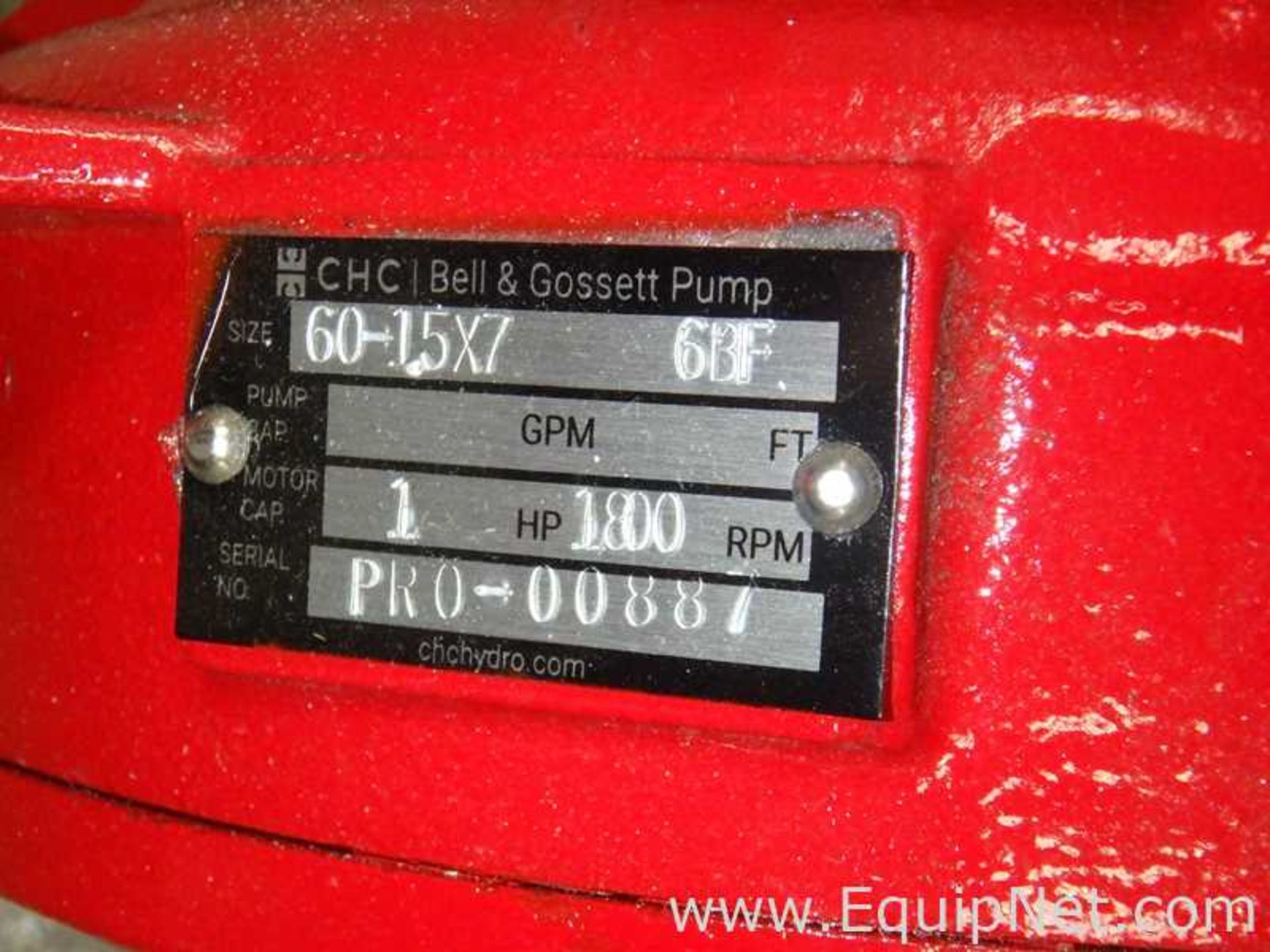 Unused Bell and Gossett 60 Series 1 HP Inline Centrifugal Pump - Image 3 of 5