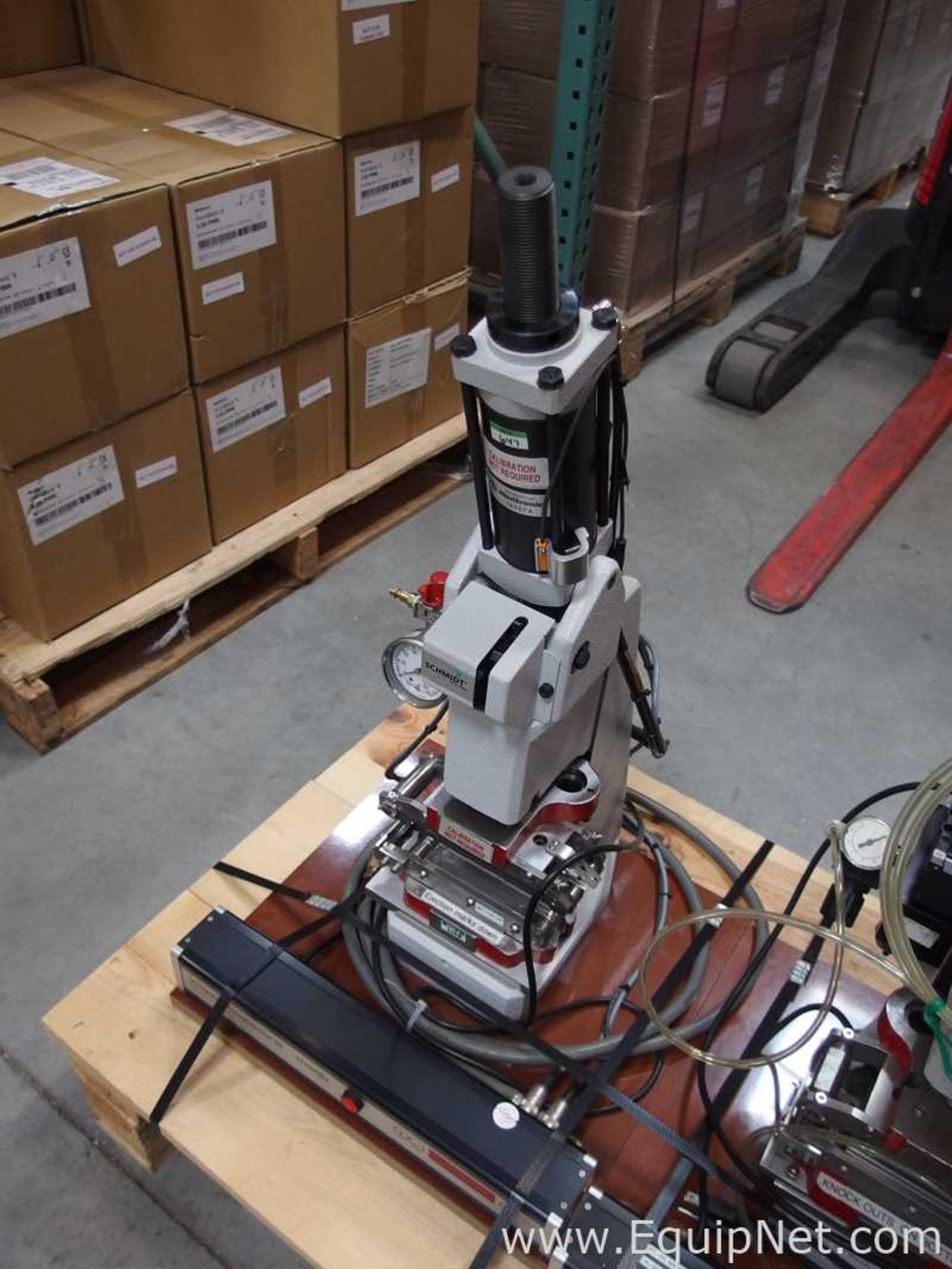Schmidt 32-60 Pneumatic Toggle Press with PressControl 50 Integrated Two Hand Control