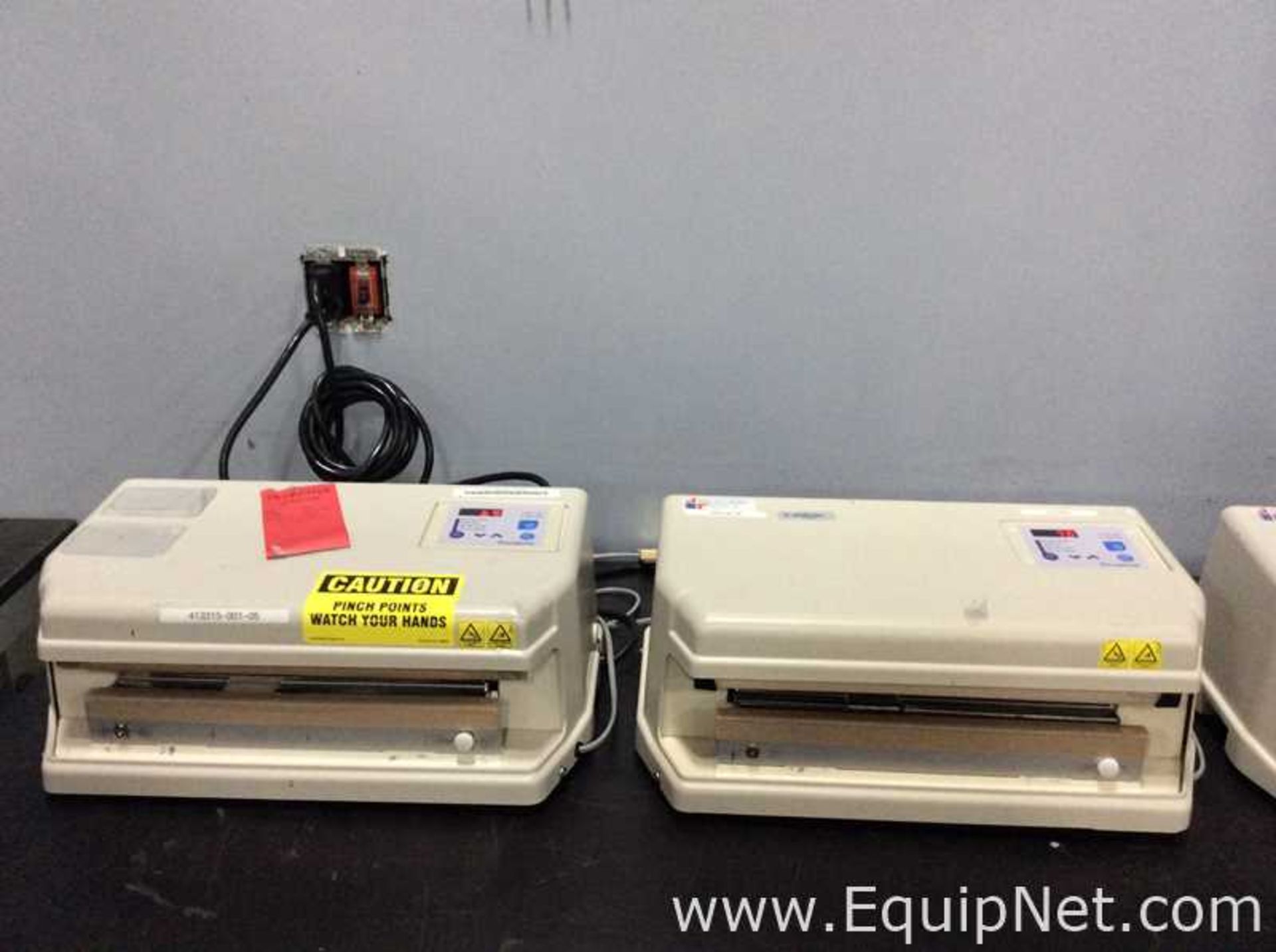 Lot of 3 Van der Stahl Scientific MS-350 NP Impulse Heat Sealers - Image 3 of 10