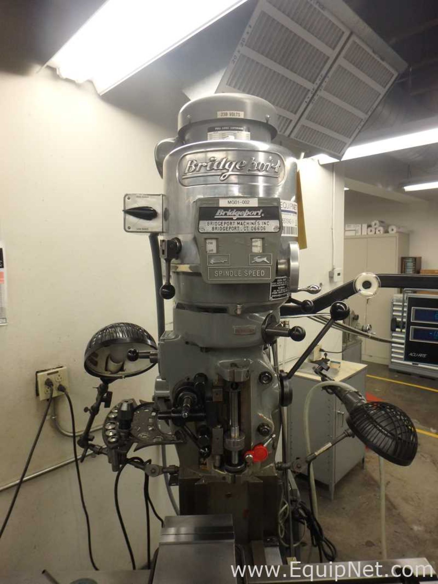 Bridgeport Vertical Milling Machine - Image 3 of 11