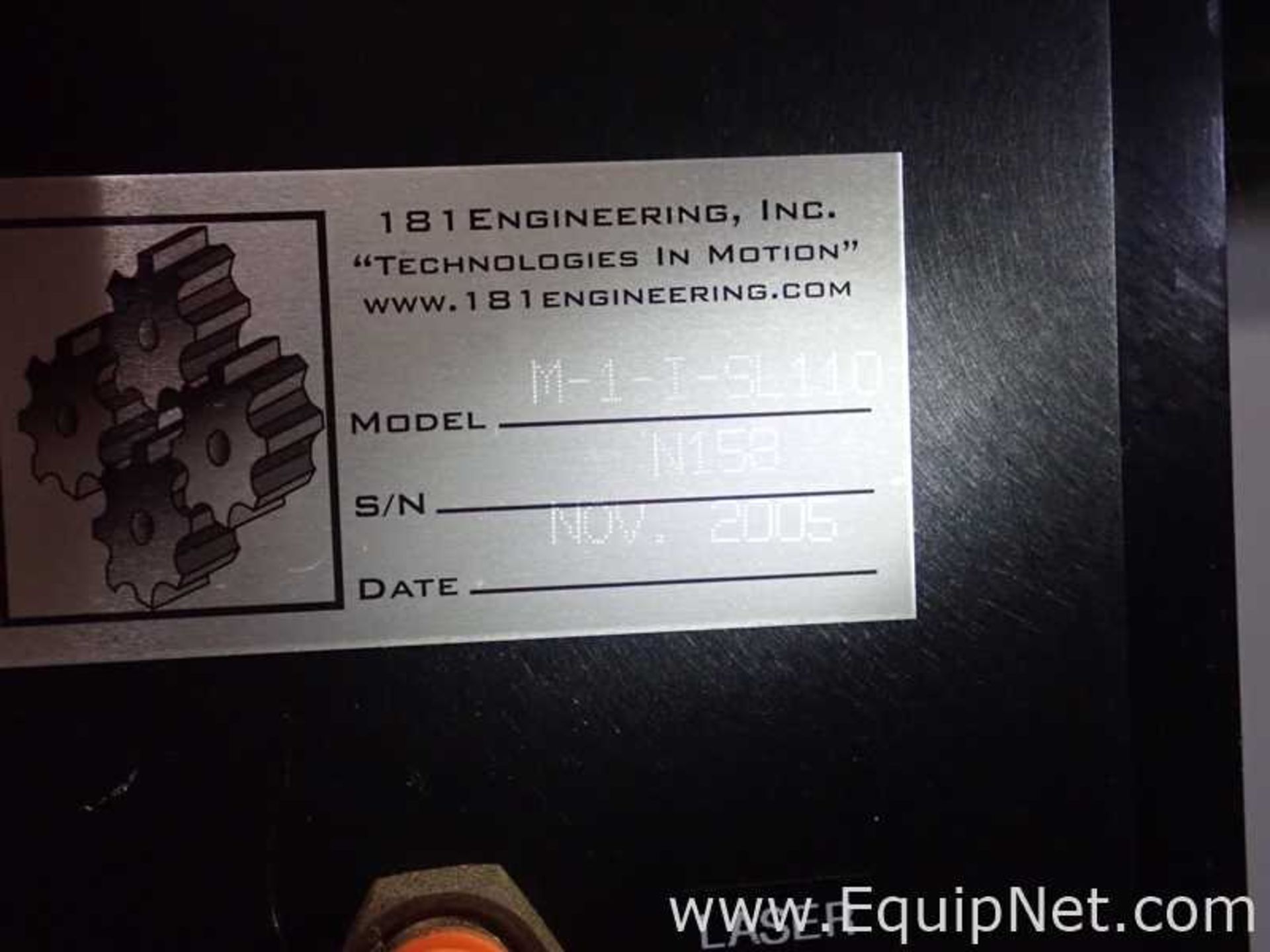 181 Engineering Inc M-1-I-SL110 Laser Marker System - Image 20 of 21
