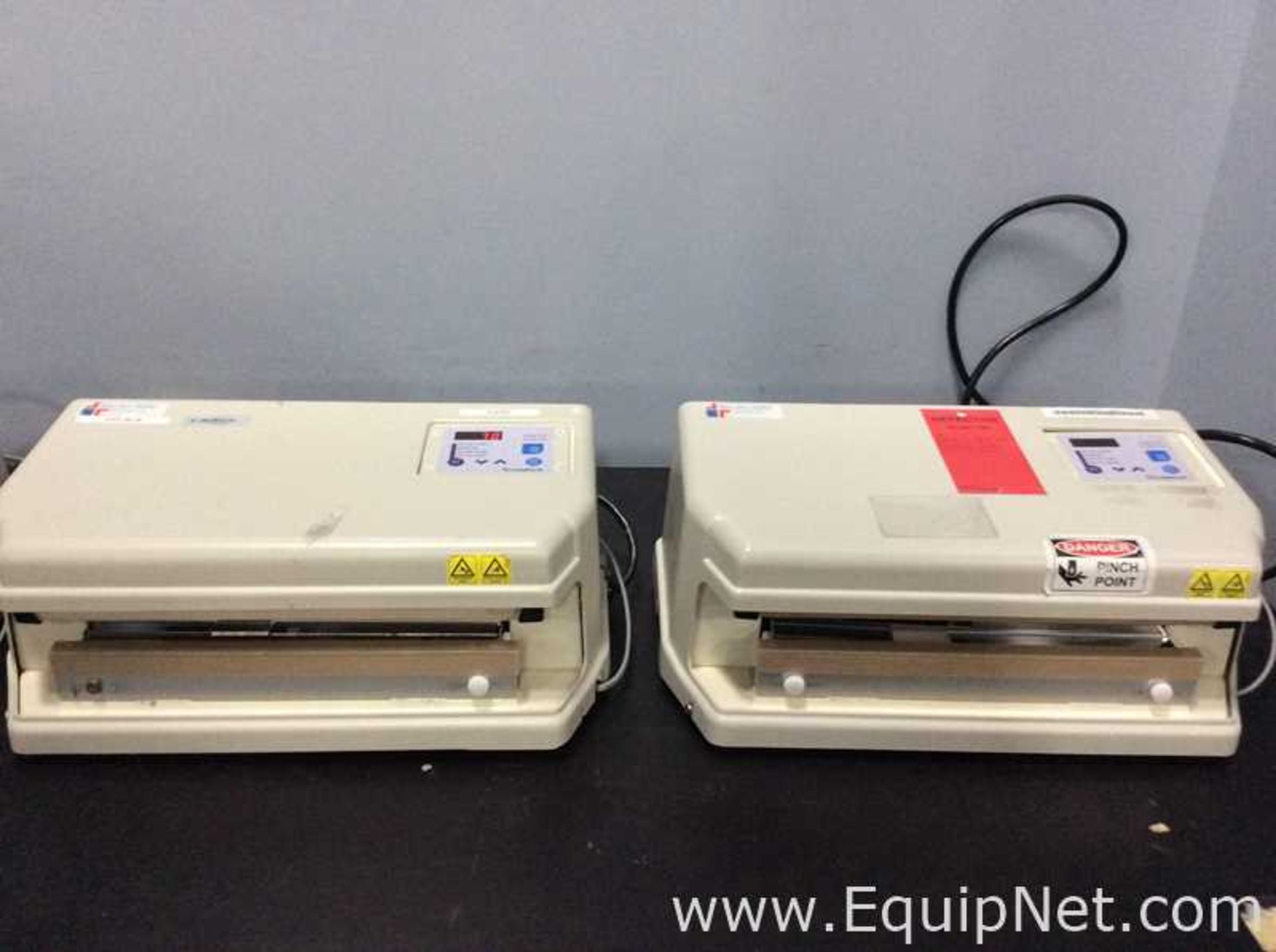 Lot of 3 Van der Stahl Scientific MS-350 NP Impulse Heat Sealers - Image 5 of 10