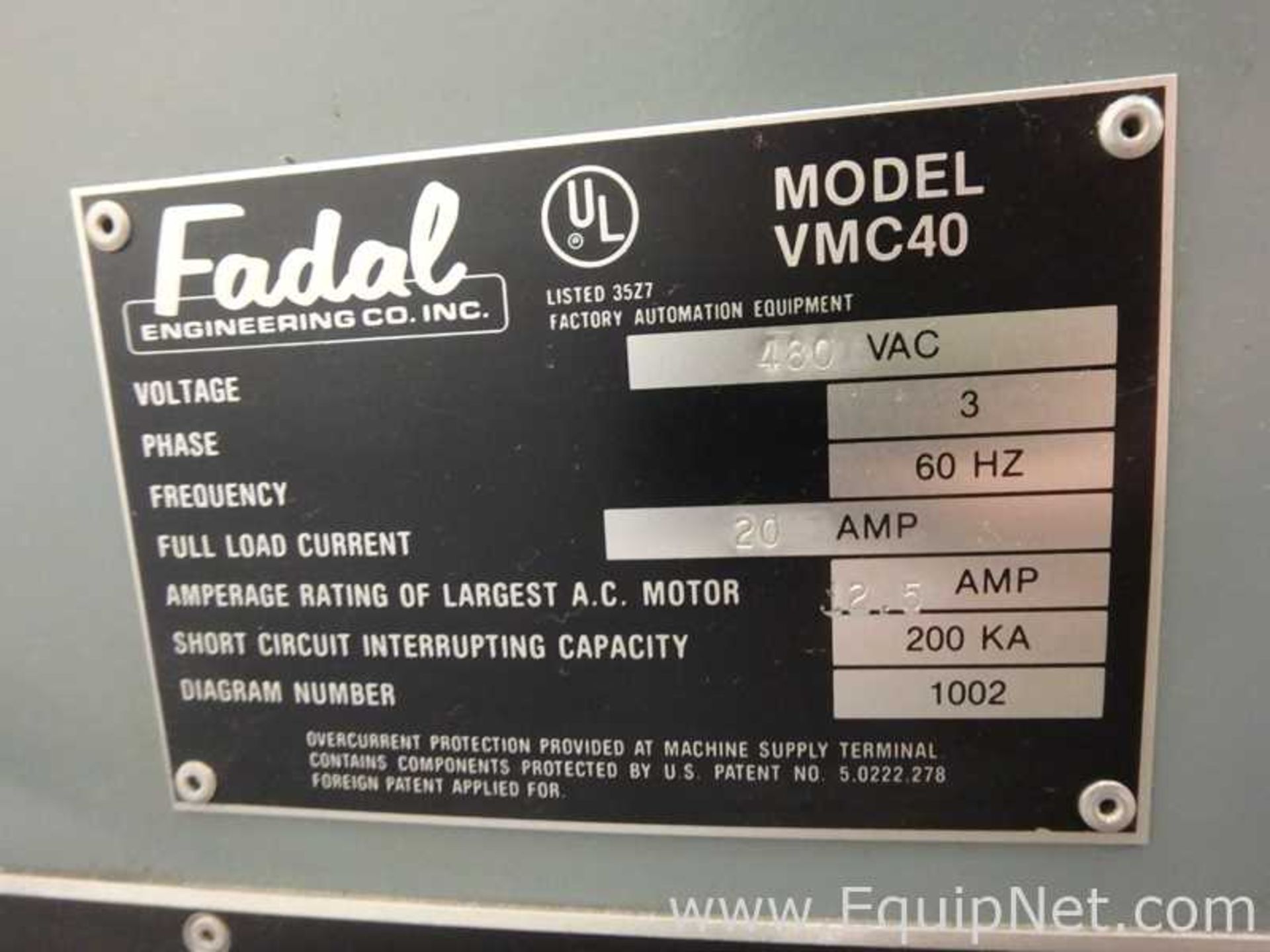 Fadal VMC40 Vertical CNC Machining Center - Image 18 of 19