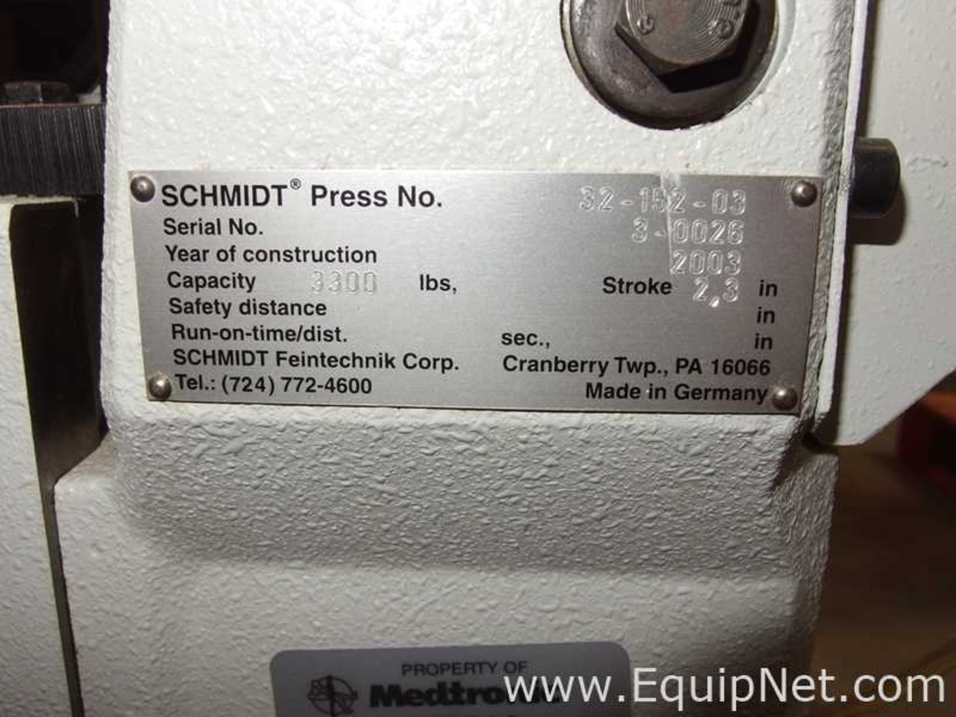 Schmidt 32-60 Pneumatic Toggle Press with PressControl 50 Integrated Two Hand Control - Image 8 of 8