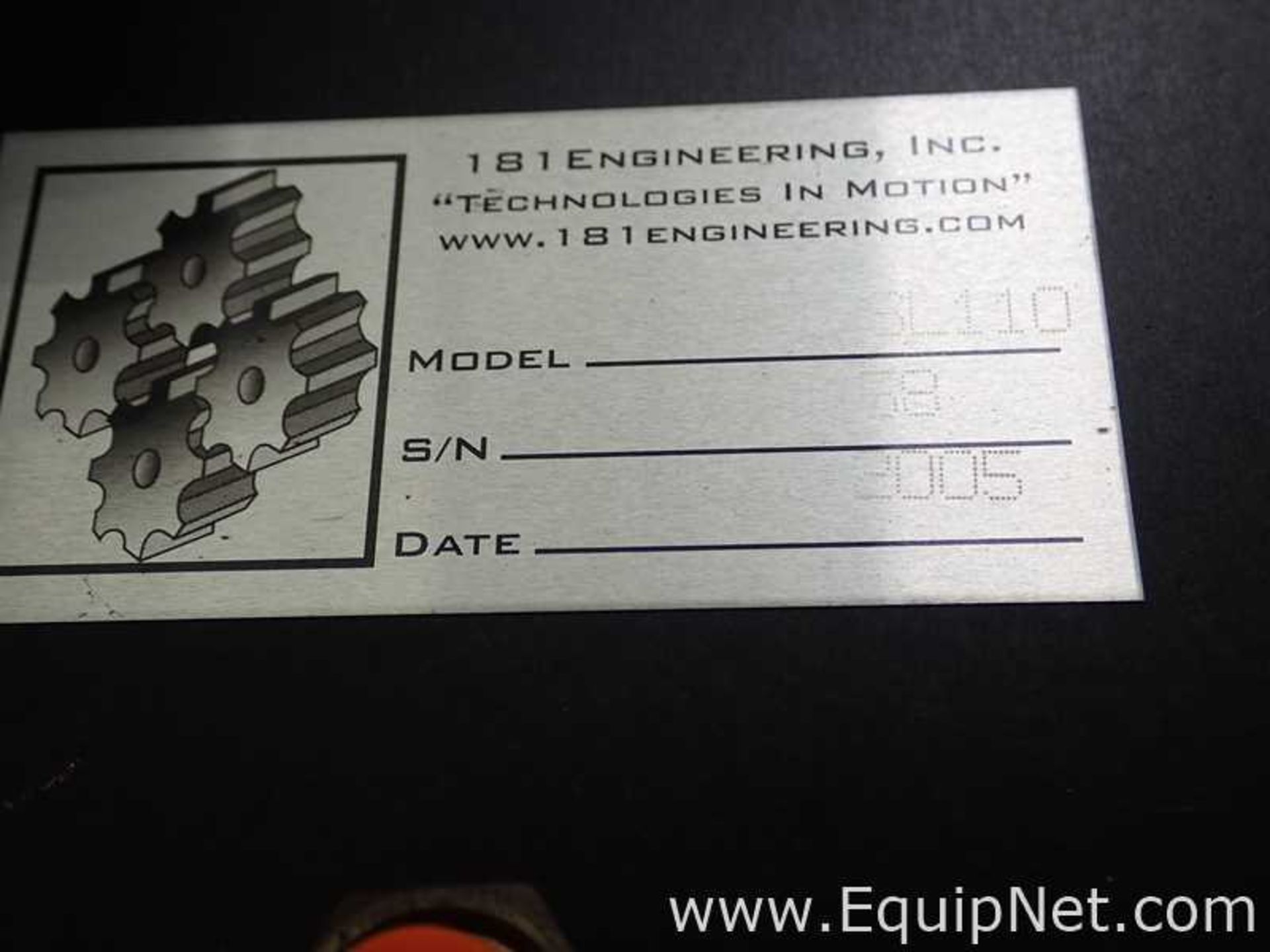 181 Engineering Inc M-1-I-SL110 Laser Marker System - Image 18 of 21